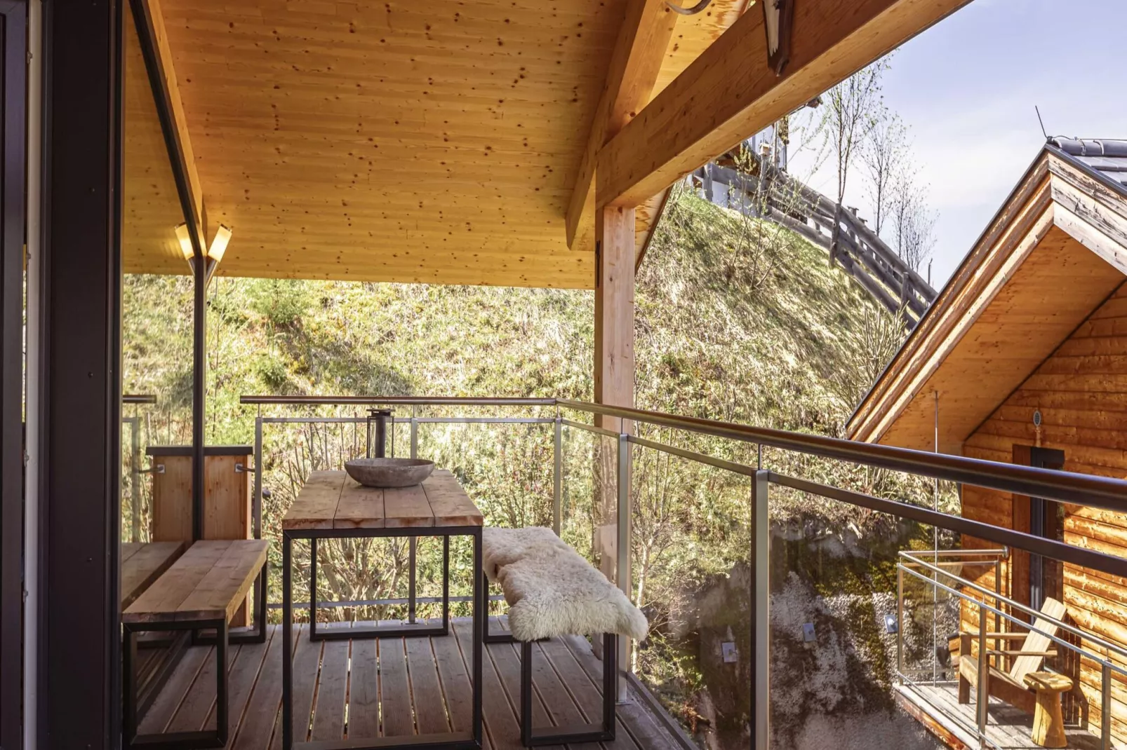Alpenchalets Reiteralm 3-Terrace balcony