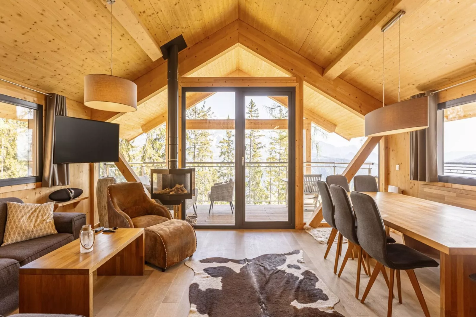 Alpenchalets Reiteralm 12-Living room