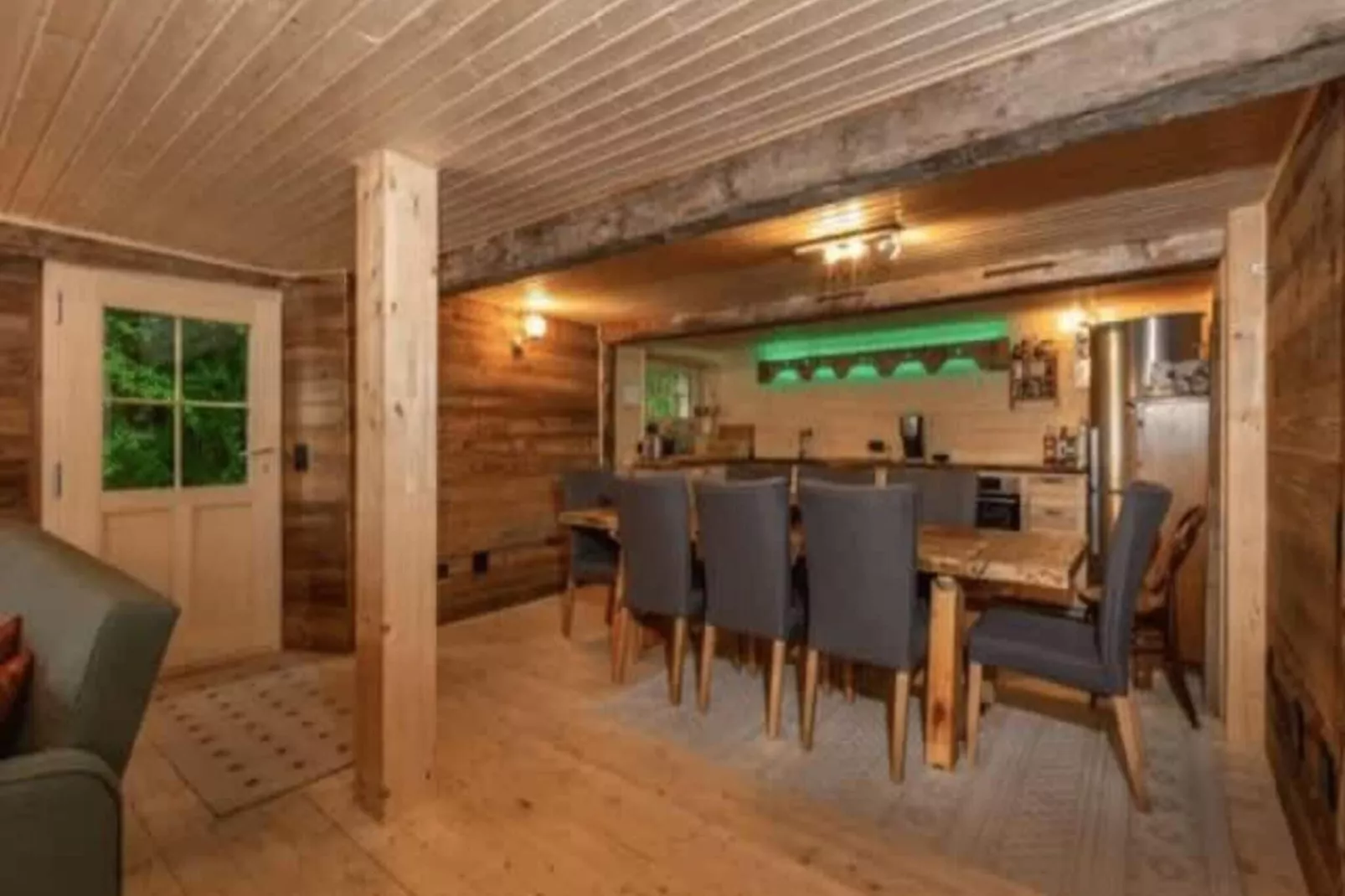 Alps Chalet for Big Group with Sauna & Yoga Terrace-Dining room
