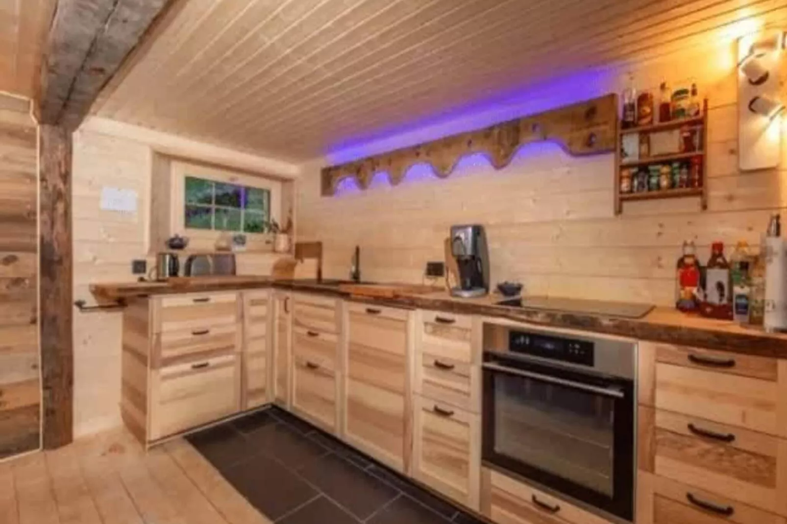 Alps Chalet for Big Group with Sauna & Yoga Terrace-Kitchen