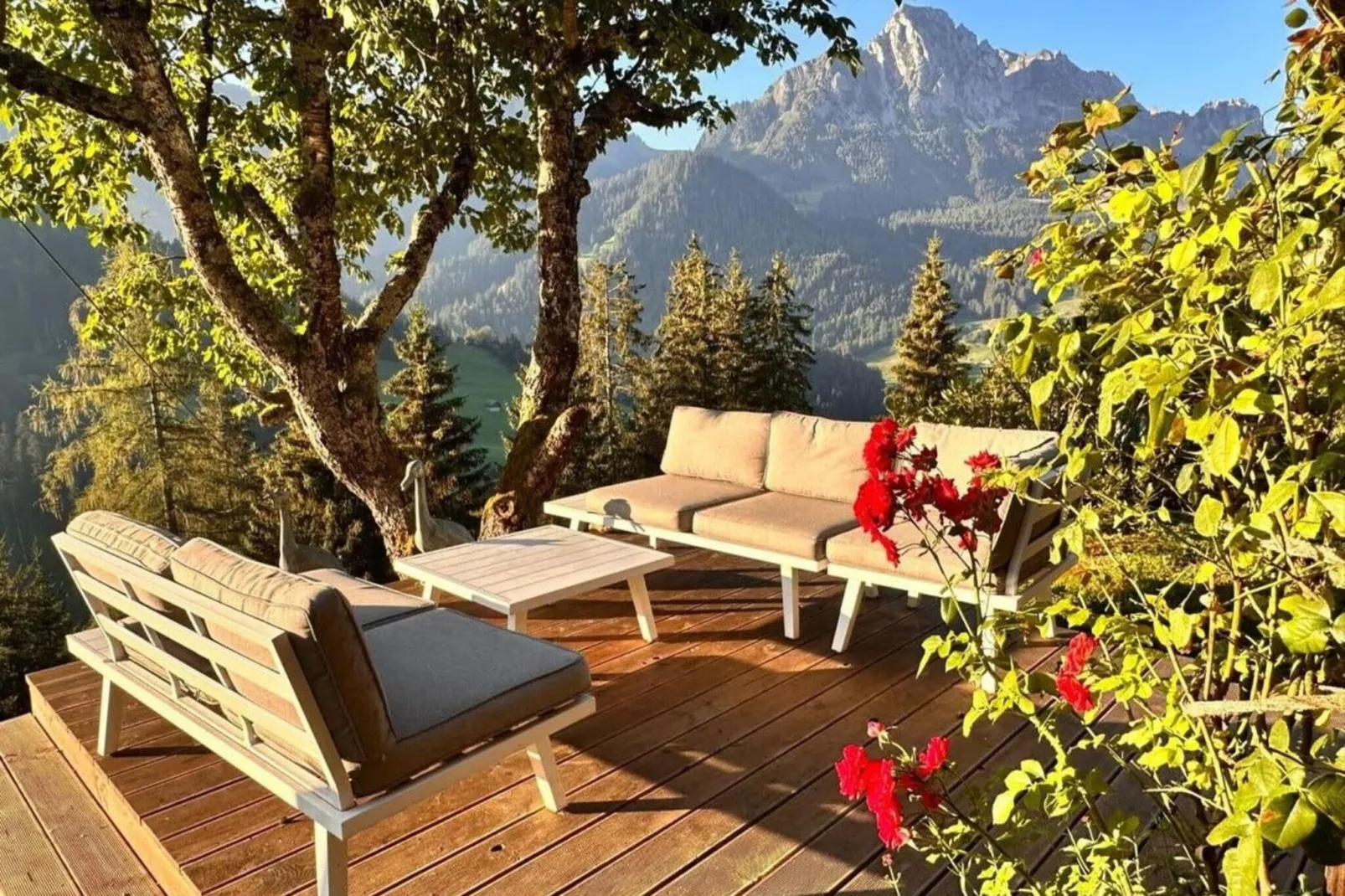 Gstaad Paradise View Chalet with Outdoor Jacuzzi-Terrace balcony