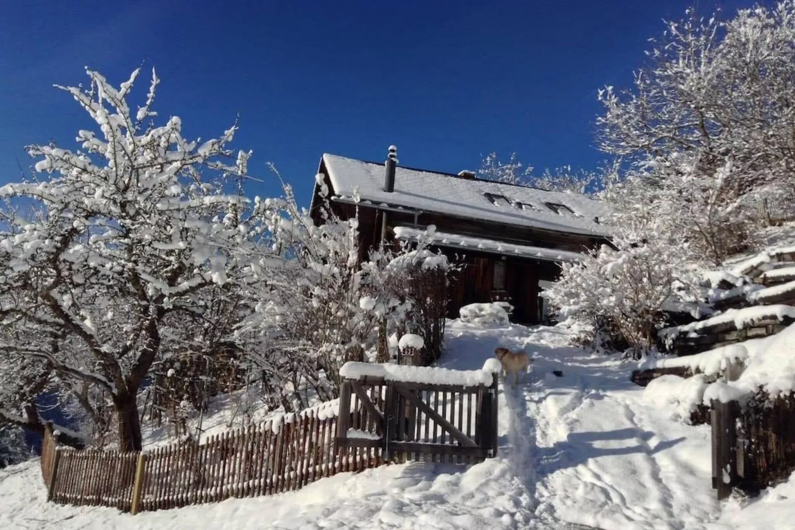 Gstaad Paradise View Chalet with Outdoor Jacuzzi-View winter