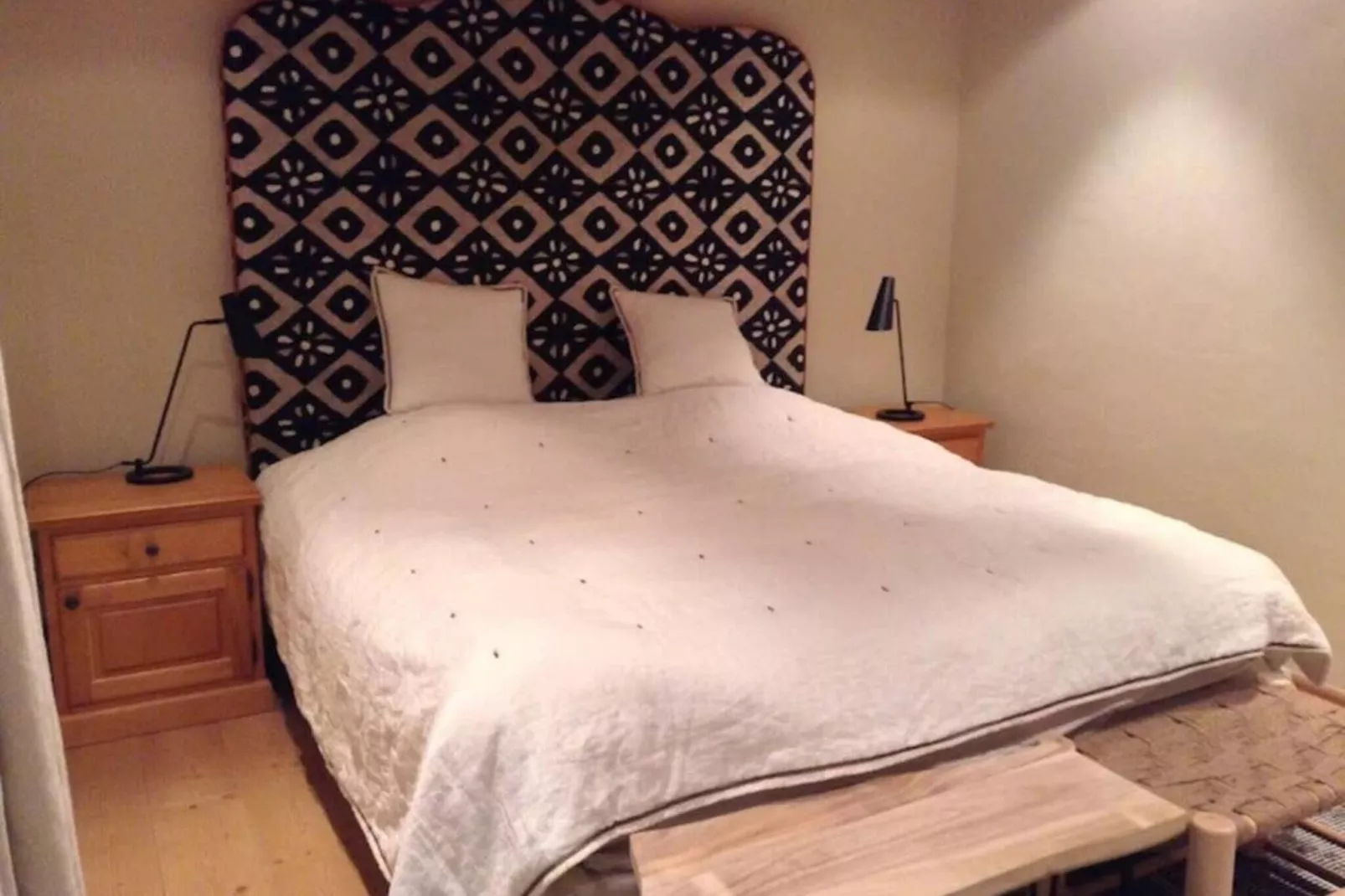 Spa Chalet in Ground Floor Cozy Duplex-Schlafzimmer