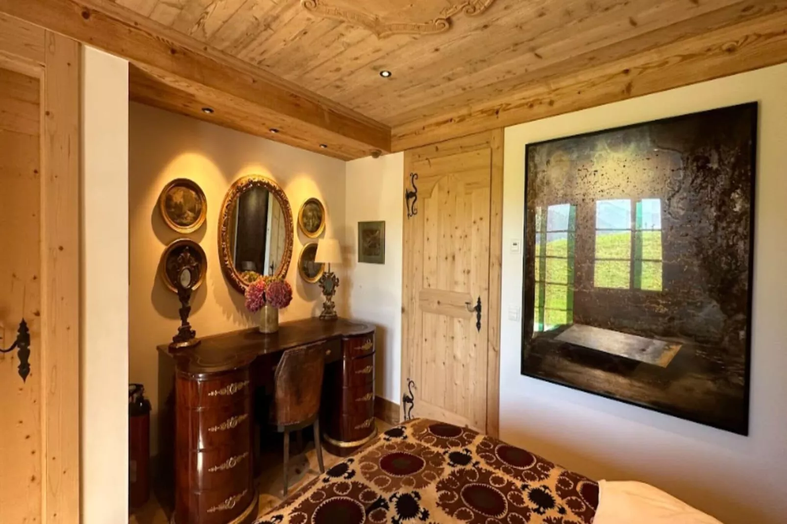 Divine Gstaad Chalet In Pure Elegance-Schlafzimmer