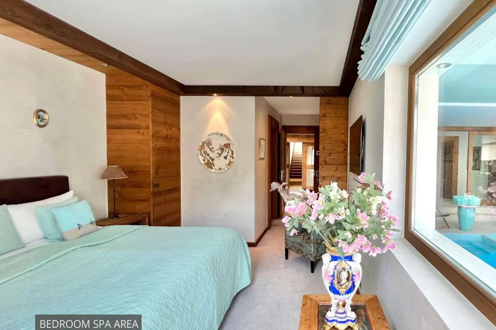 7-bedroom Chalet Private Pool and Stunning Views-Bedroom