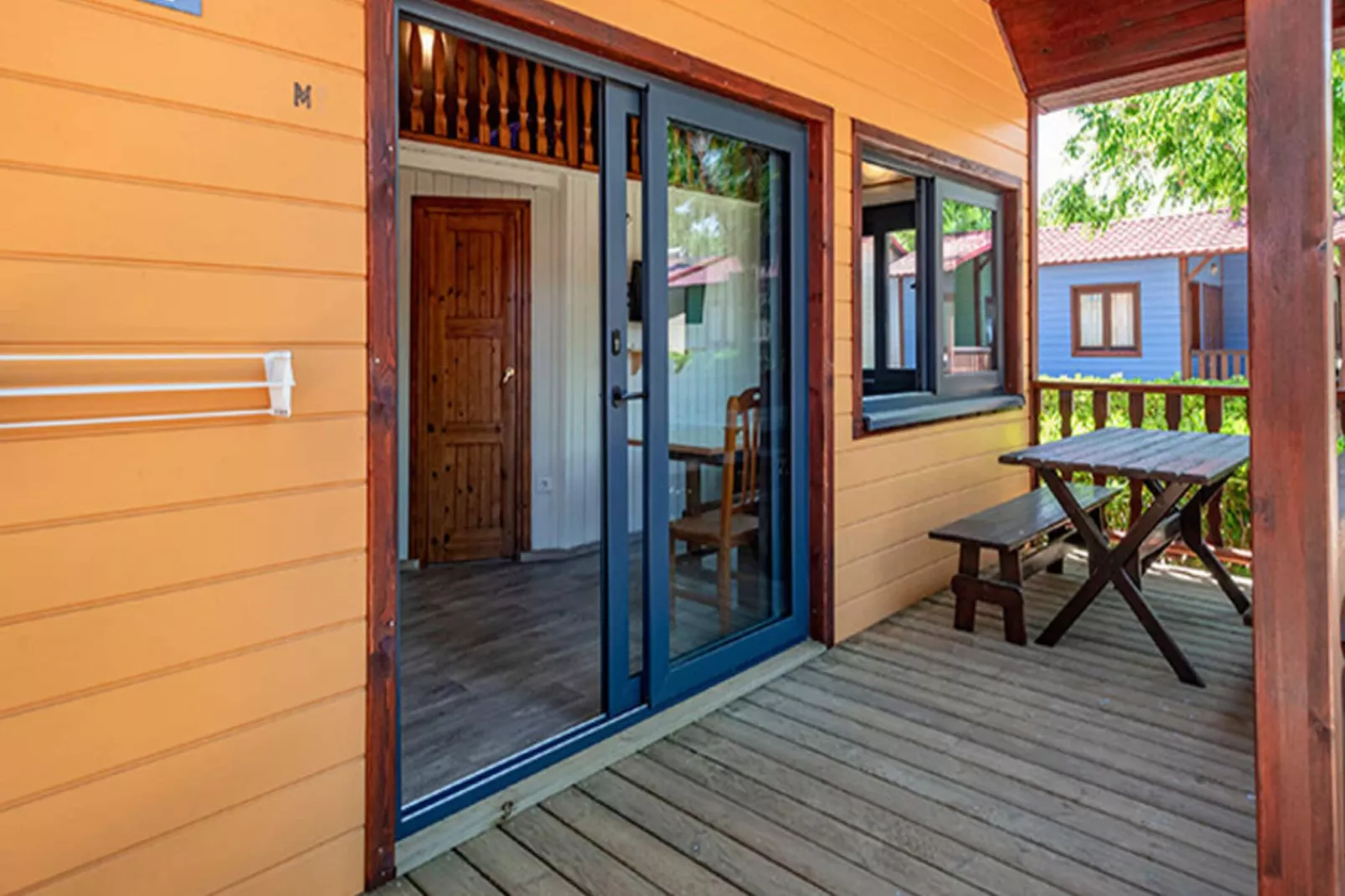 Camping Solmar- Chalet 2000-Extérieur été
