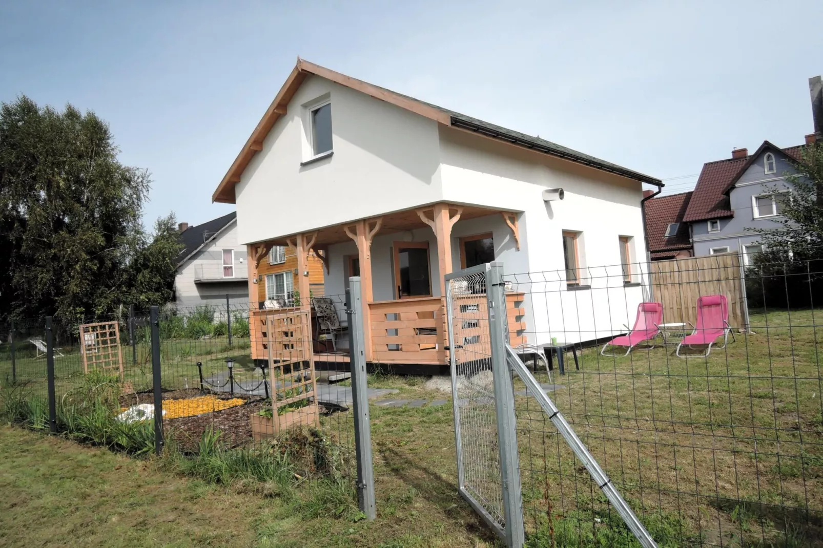 Komfortowy dom wakacyjny w Stepniczce-Exterior summer