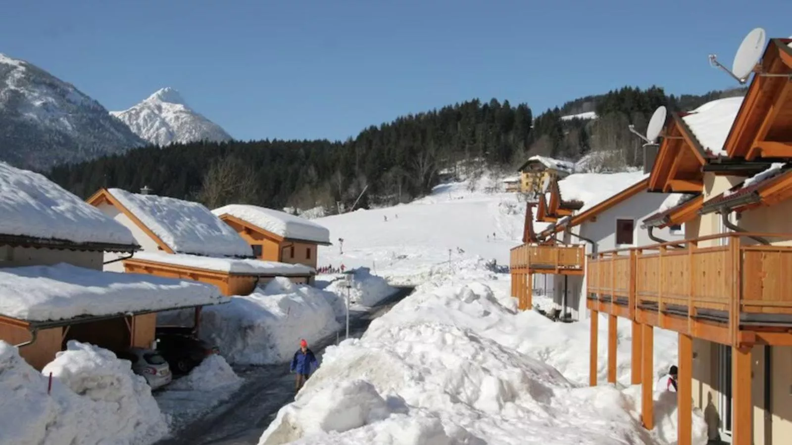 Chalet am Sonnenpiste-Area winter 1km
