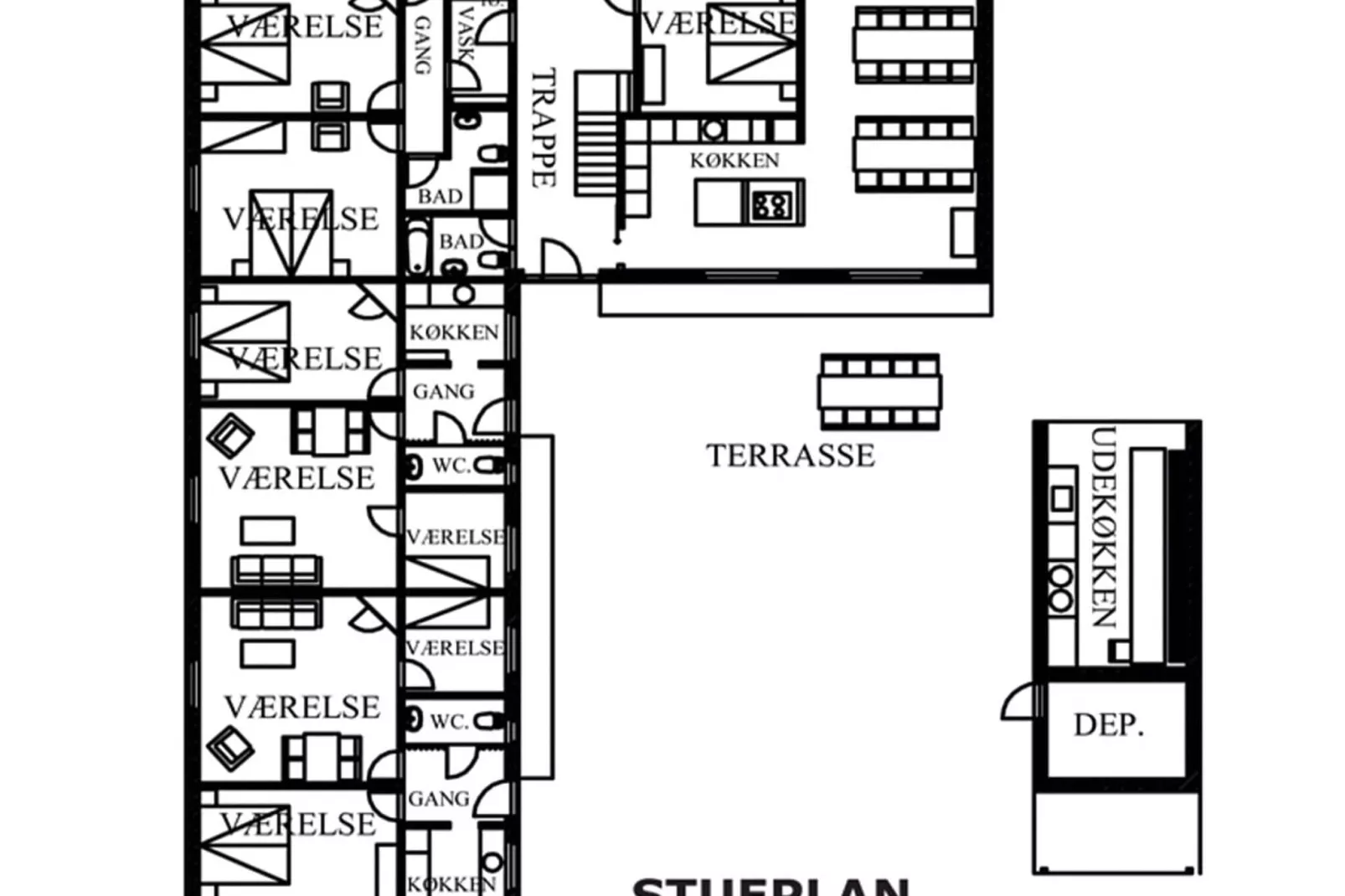 4 Sterne Ferienhaus in Kjellerup-Innen