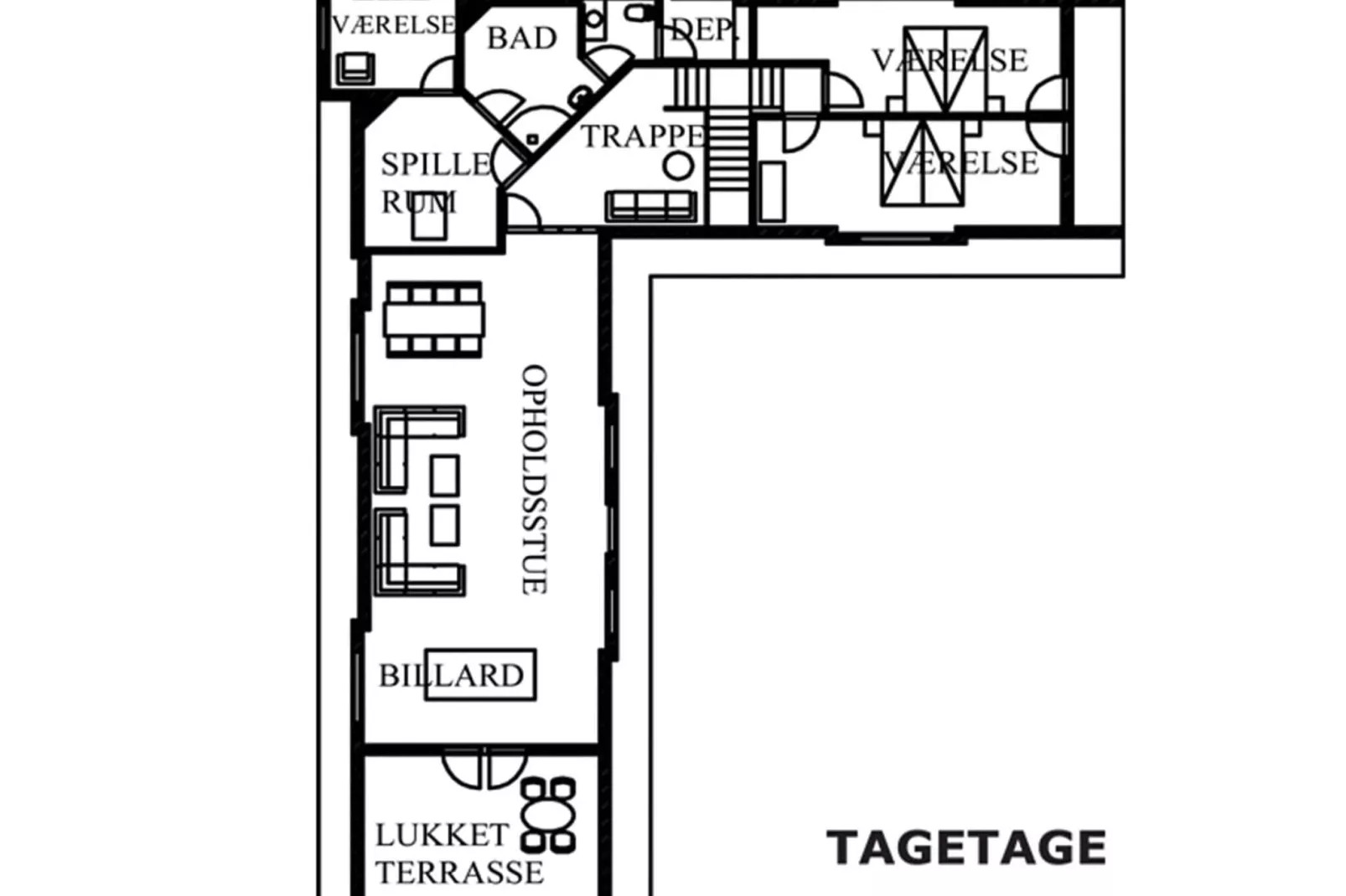 4 Sterne Ferienhaus in Kjellerup-Innen