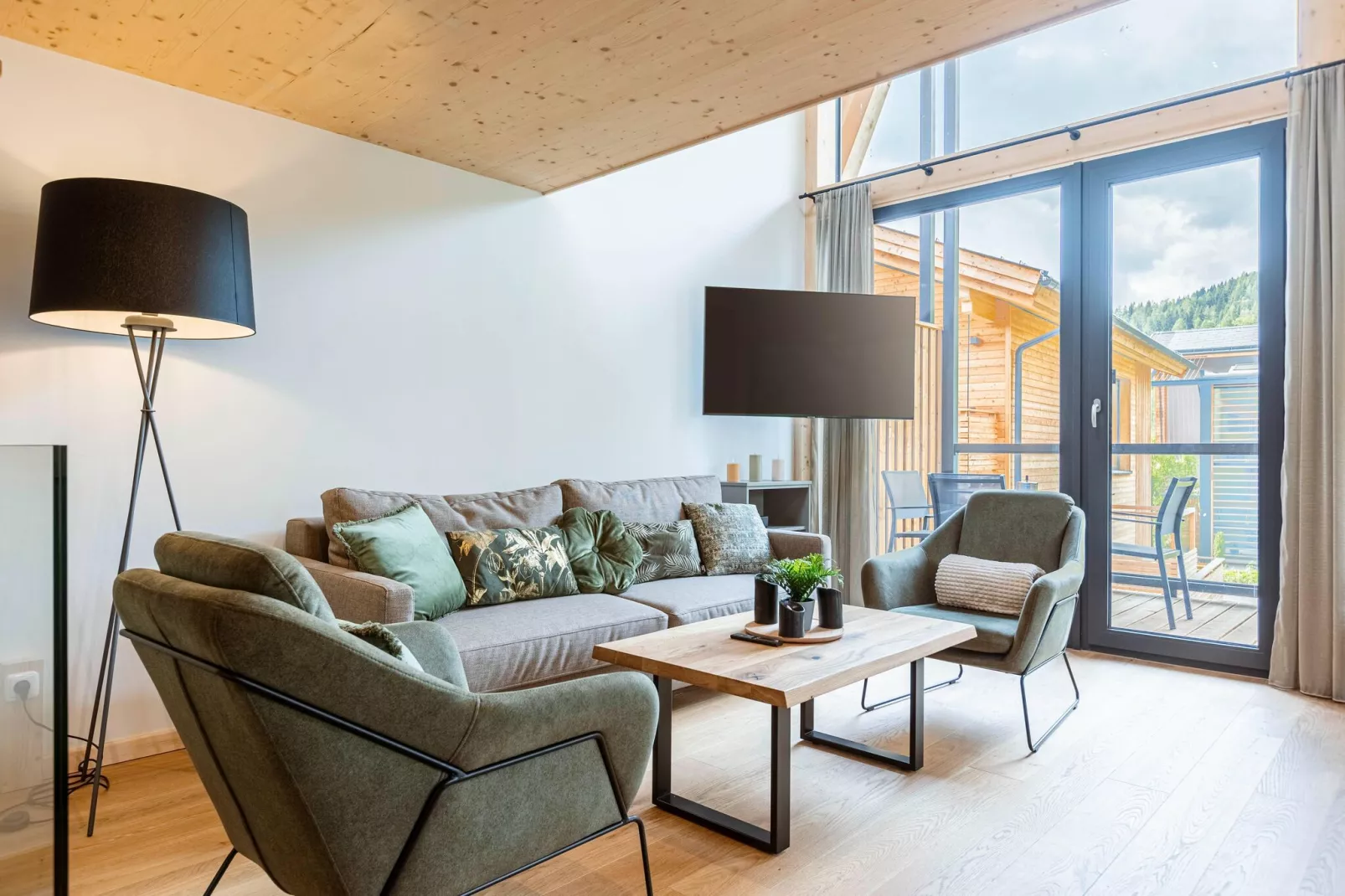 Kreischberg Pool Villen 2b-Living room