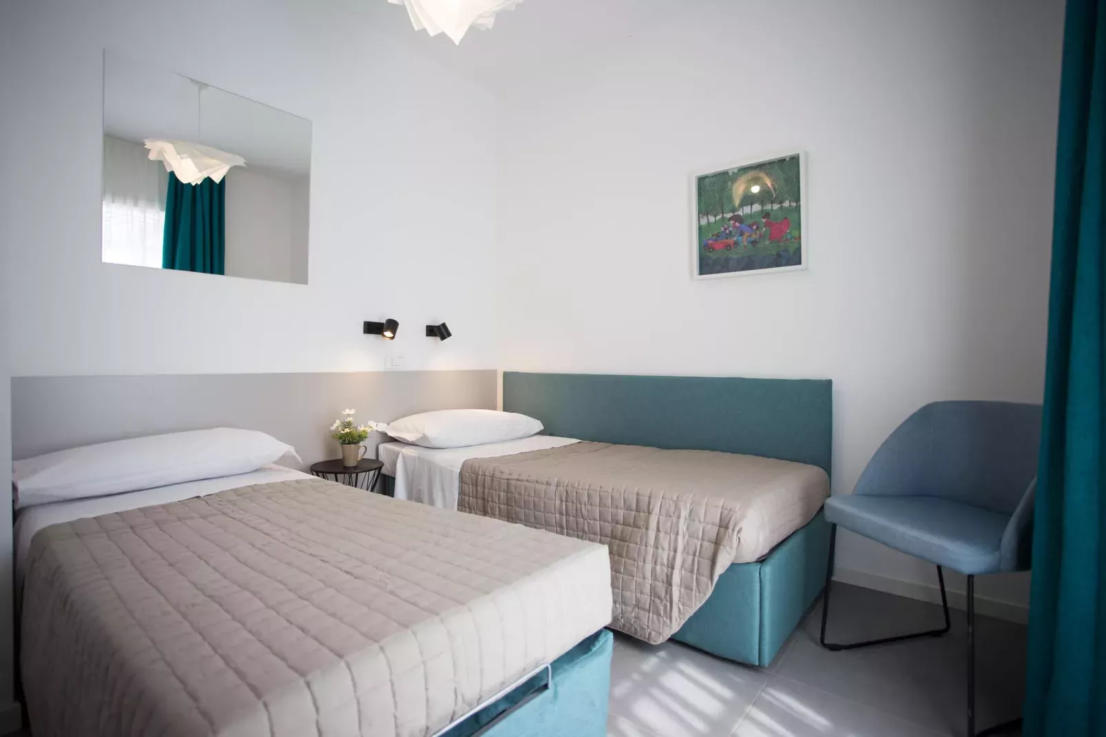 Sisan Family Resort Cisano di Bardolino - App 4 pax-Bedroom