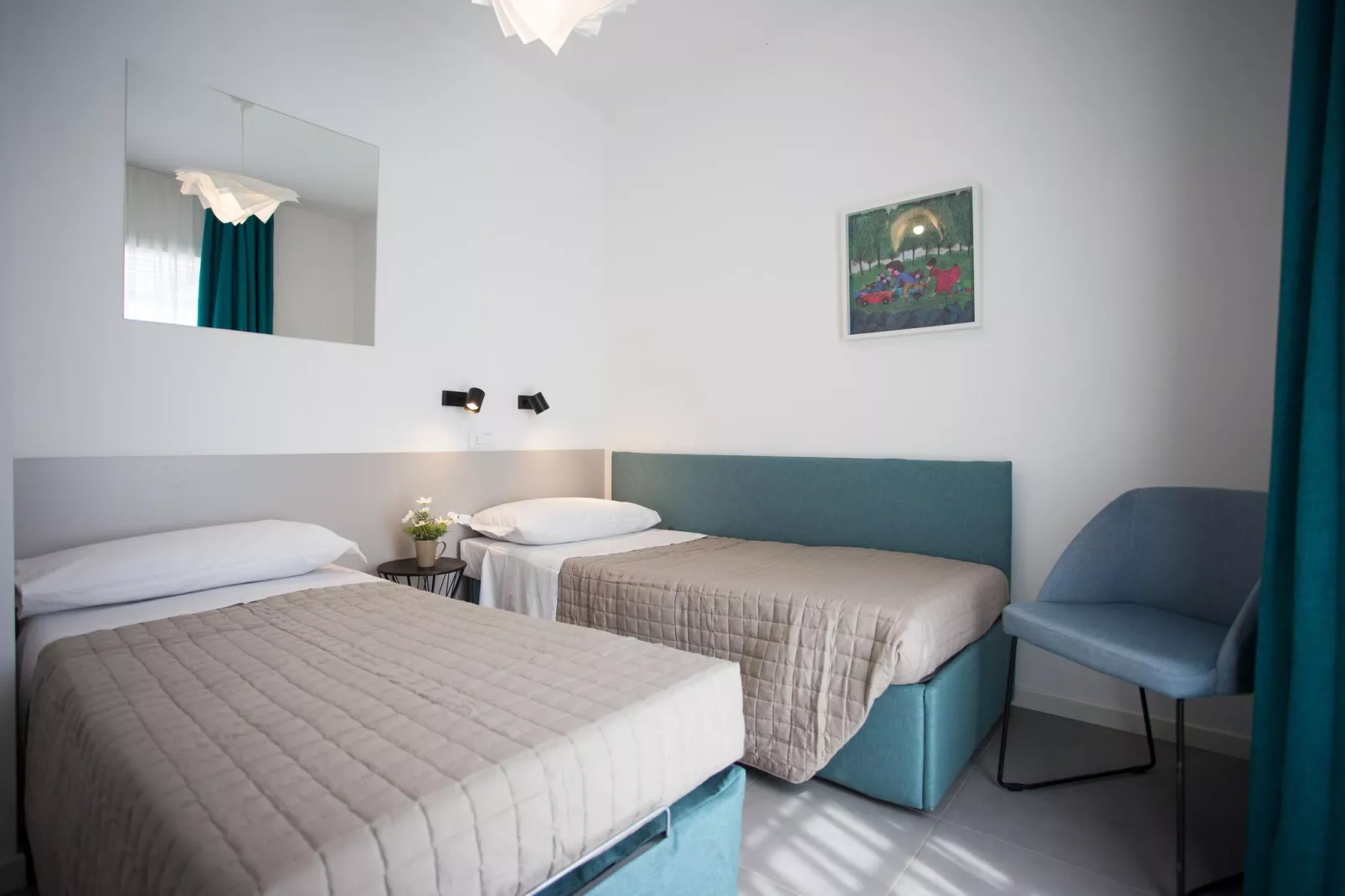 Sisan Family Resort Cisano di Bardolino - App 6 pax-Bedroom