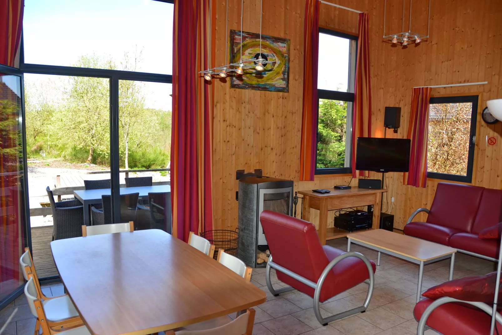 Les Jardins de l'Ourthe 8-Living room