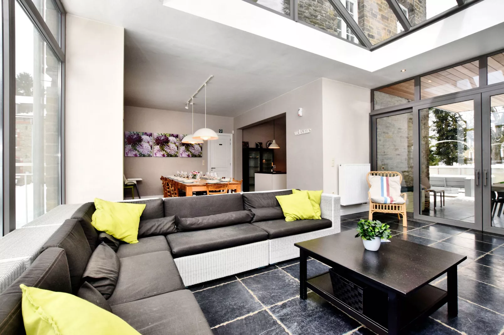 Villa Courtil-Living room