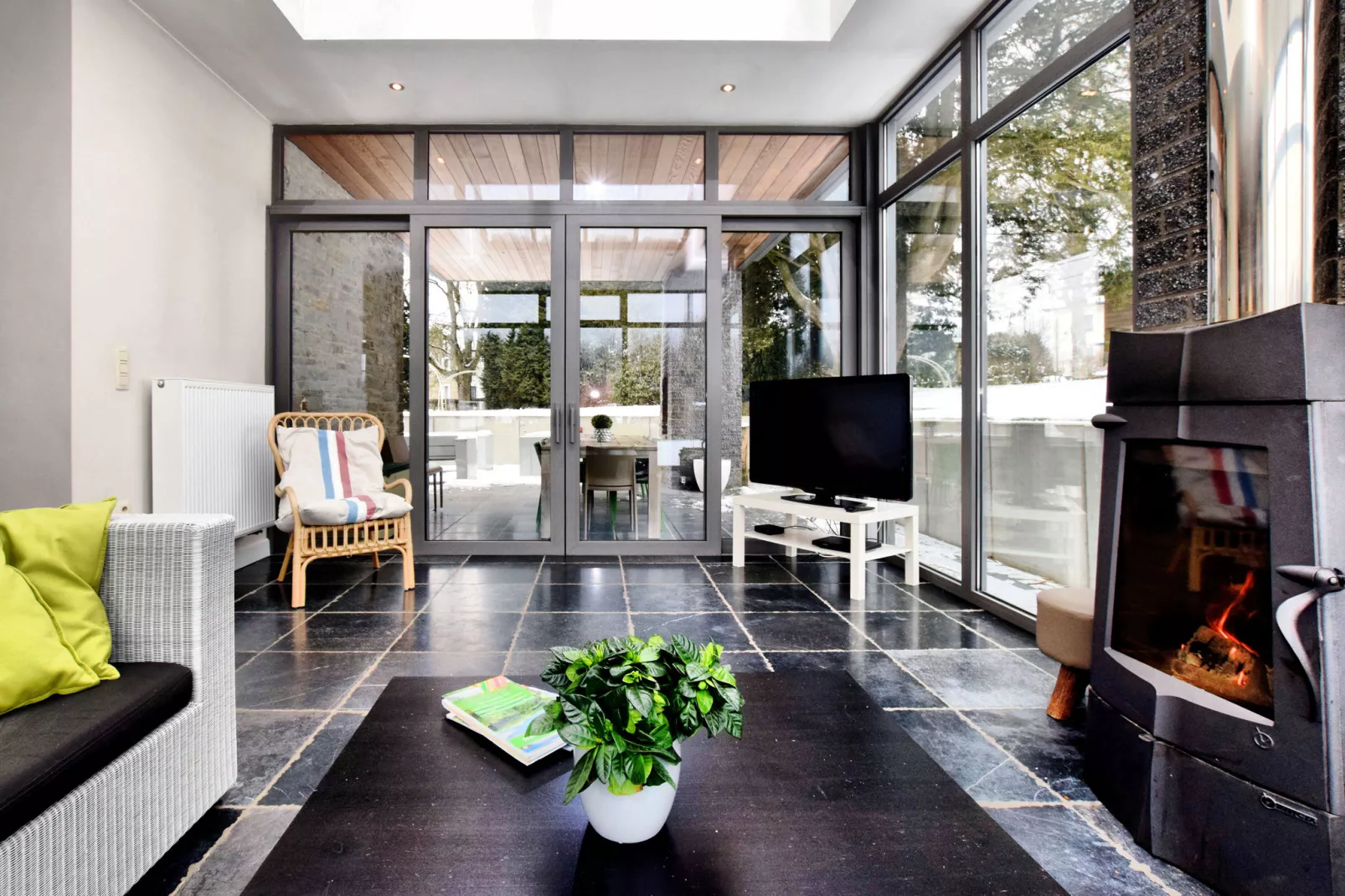 Villa Courtil-Living room