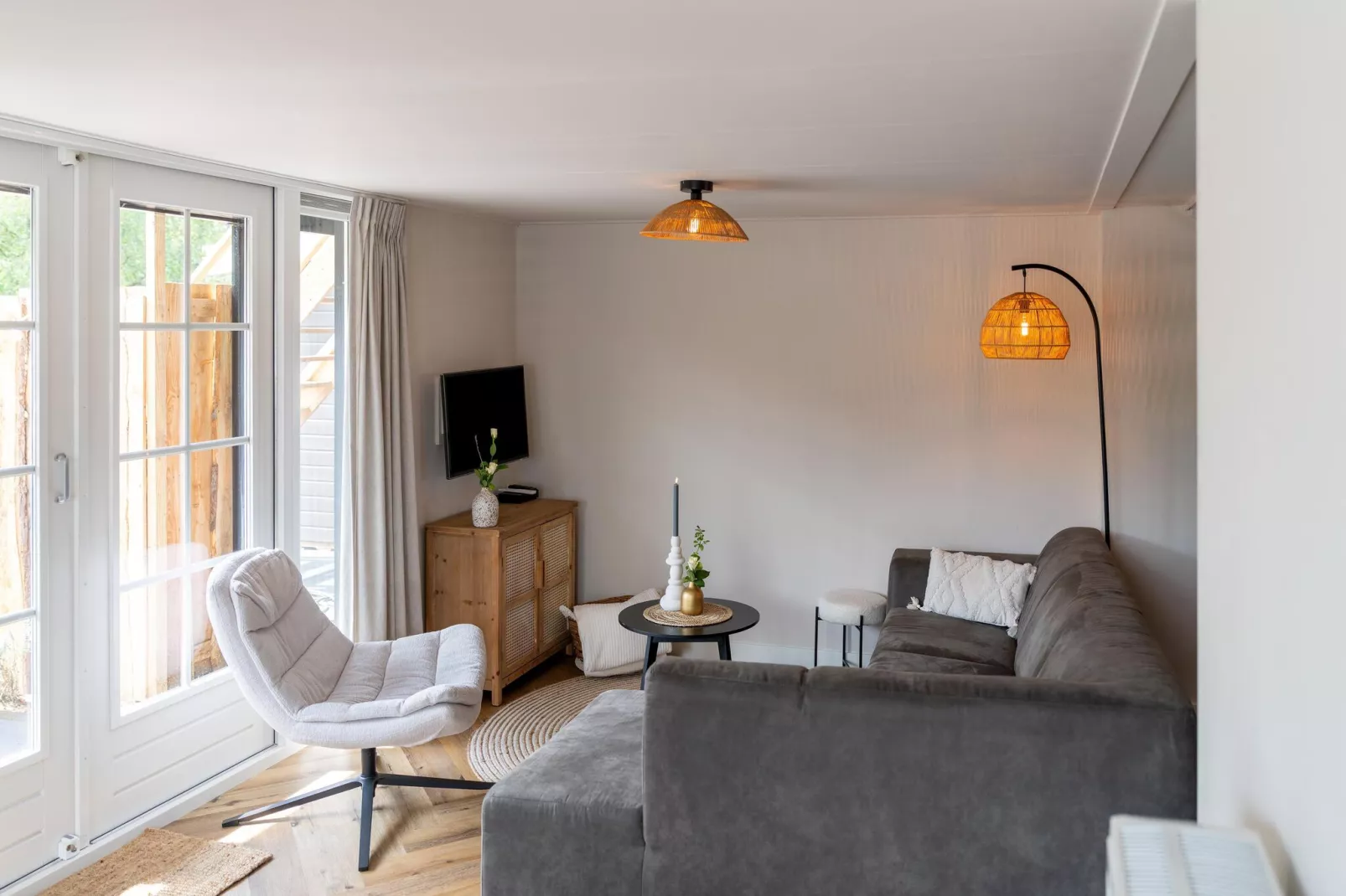 Luxe vakantiehuis Veluwe met Wellness-Living room