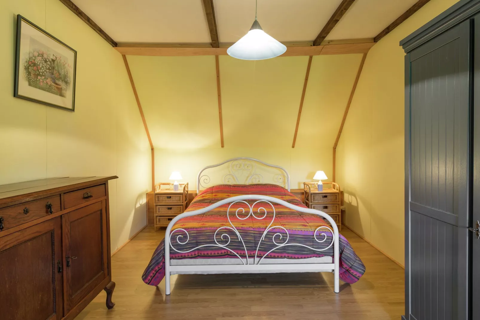 La petite Grenterie en mobil home-Bedroom