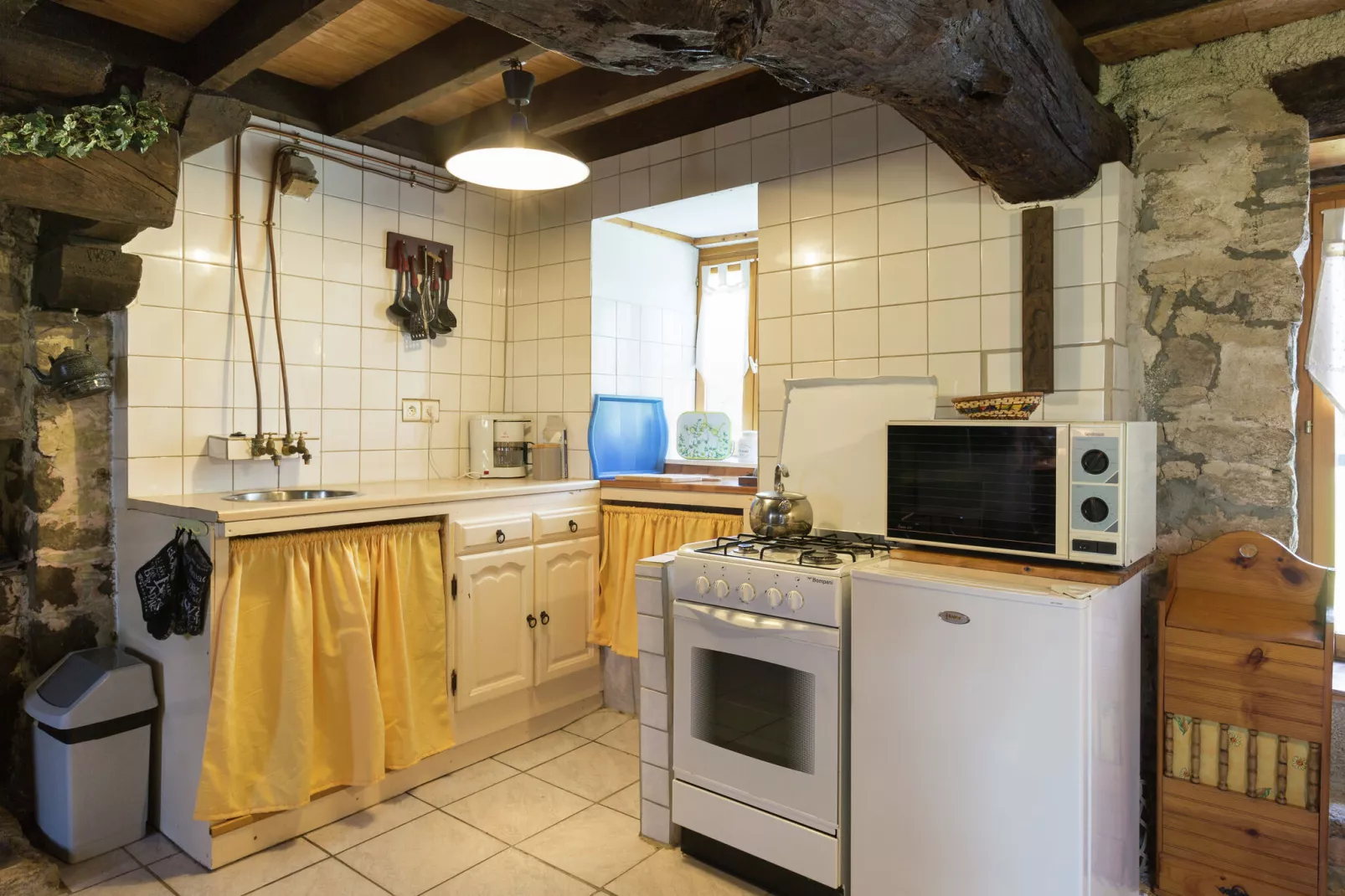 La petite Grenterie en mobil home-Kitchen