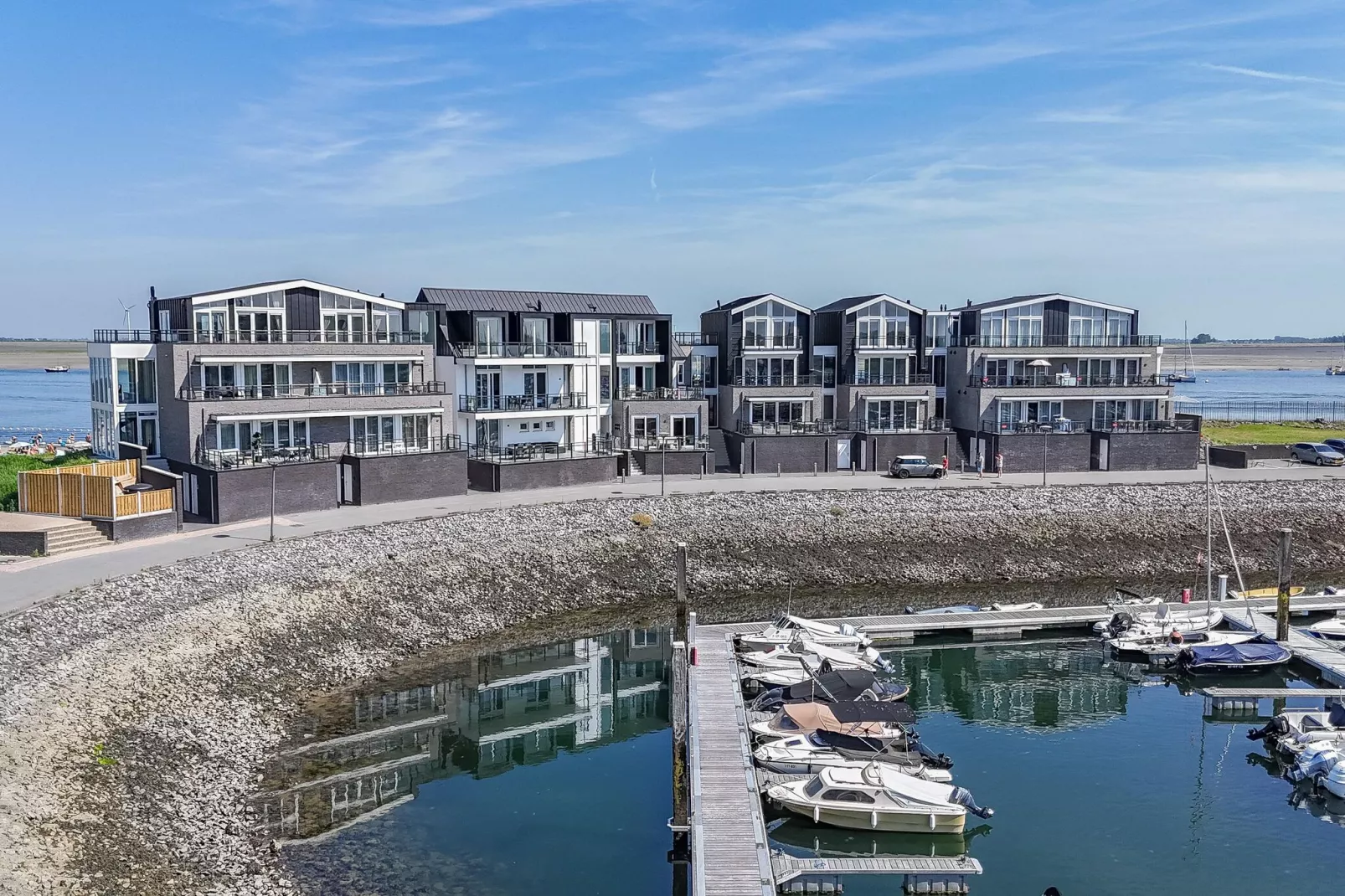 Luxe appartement Vista Maris - Havenweg 8-40  Sint-Annaland Oosterschelde-Extérieur été