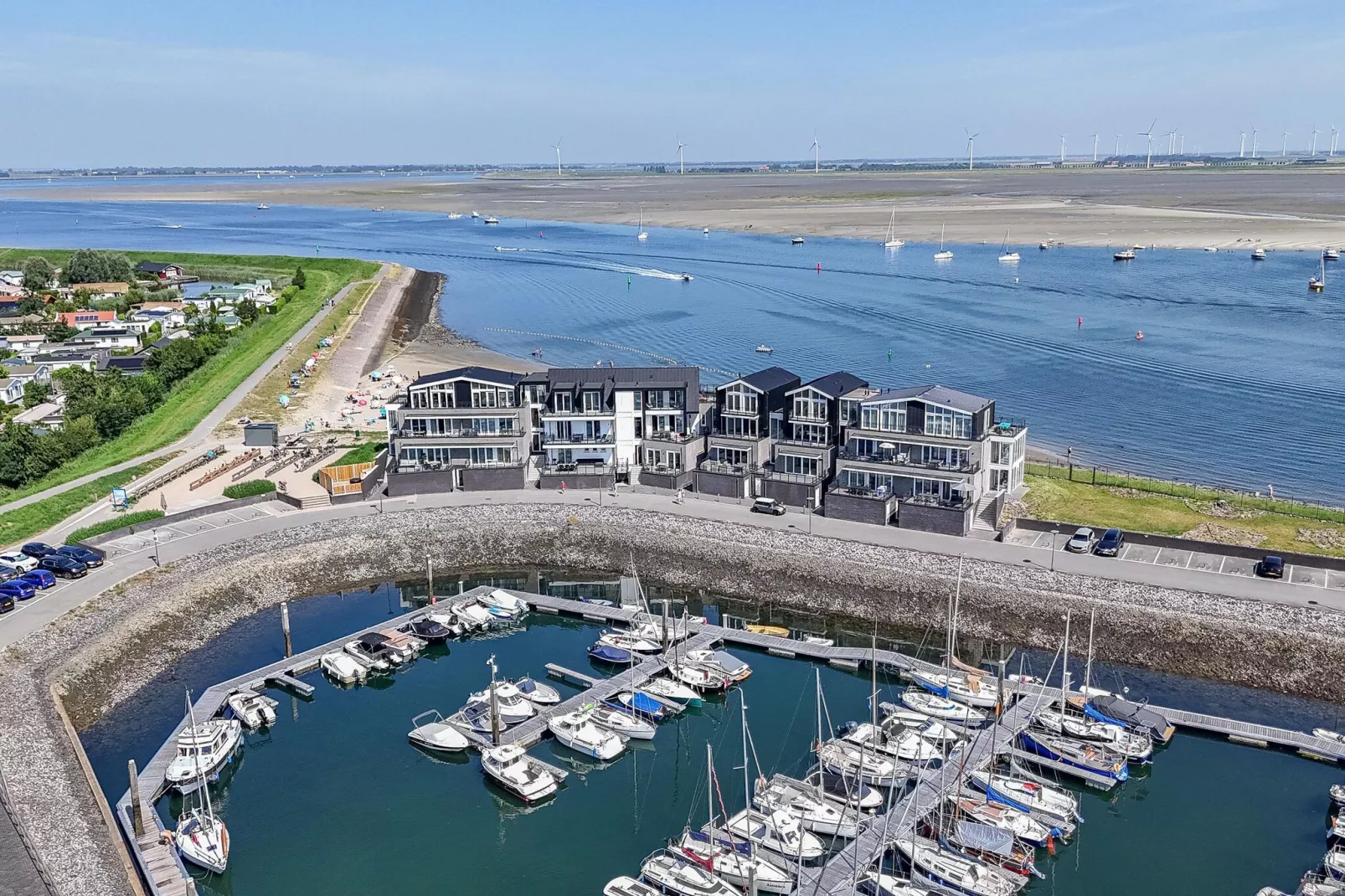 Luxe appartement Vista Maris - Havenweg 8-40  Sint-Annaland Oosterschelde-Extérieur été