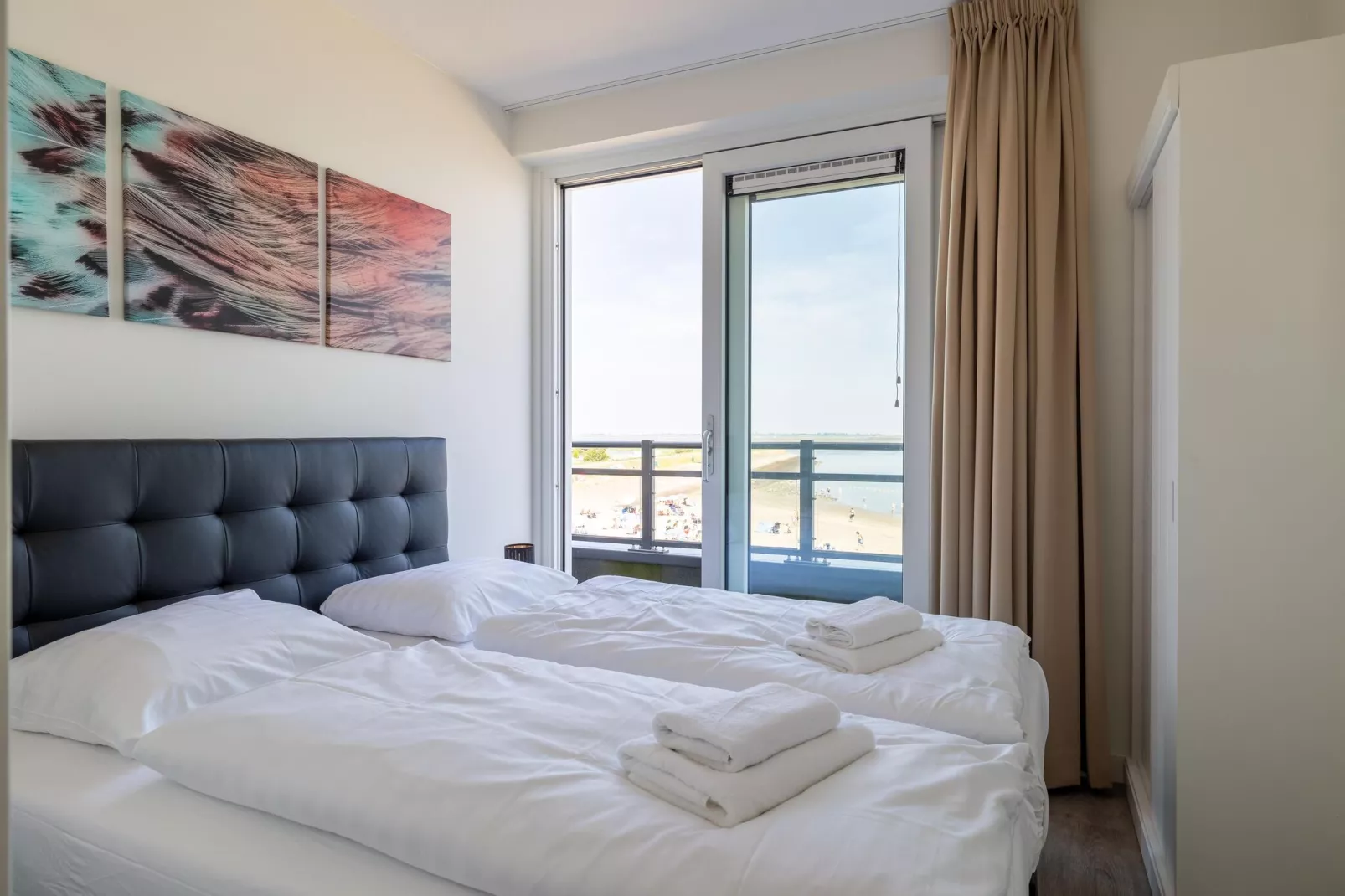 Luxe appartement Vista Maris - Havenweg 8-46  Sint-Annaland Oosterschelde-Chambre