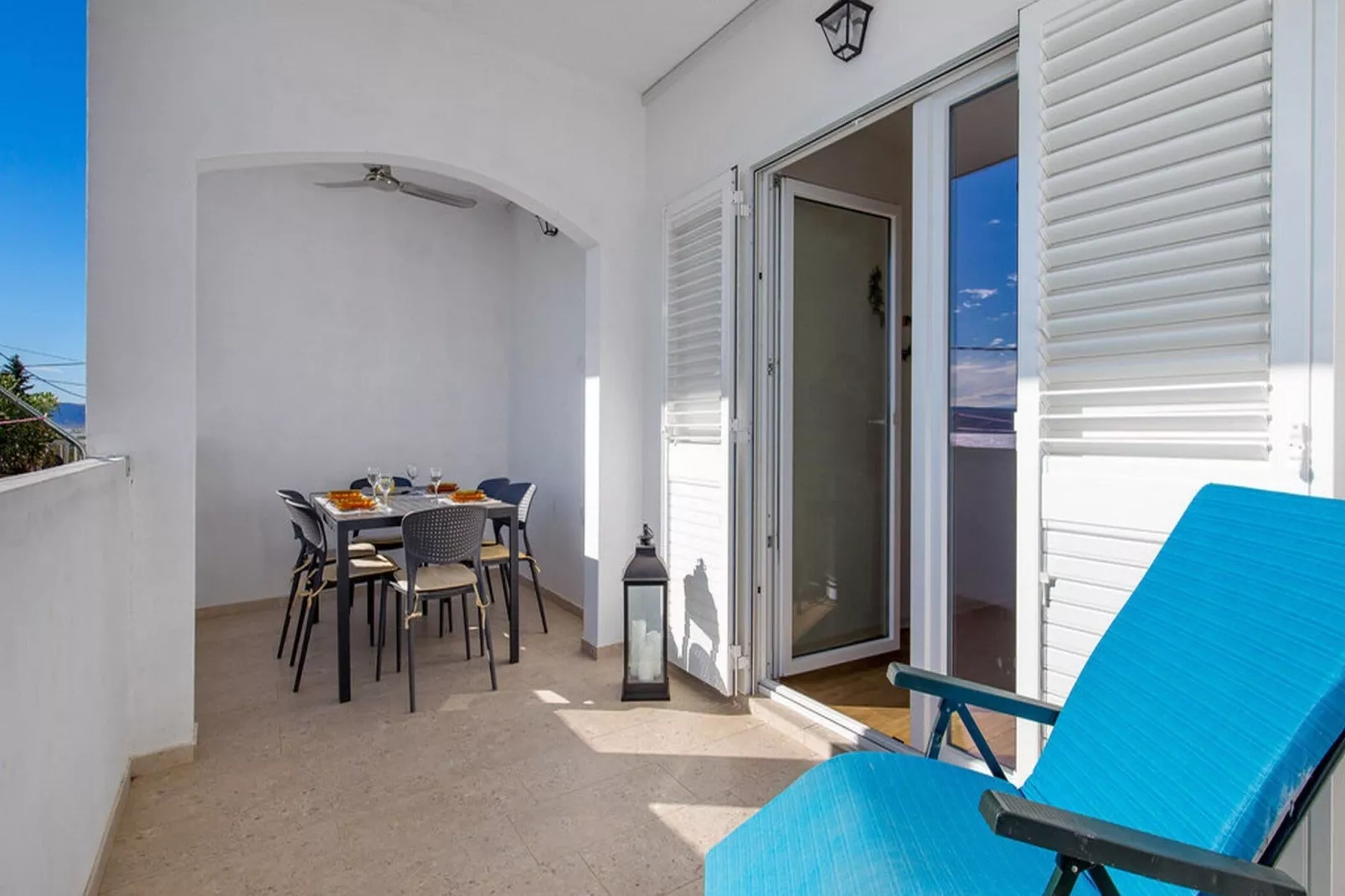 Apartments Sun 4 You - Two Bedroom Apartment with Balcony and Sea View (Apartment 2)-Terrace balcony