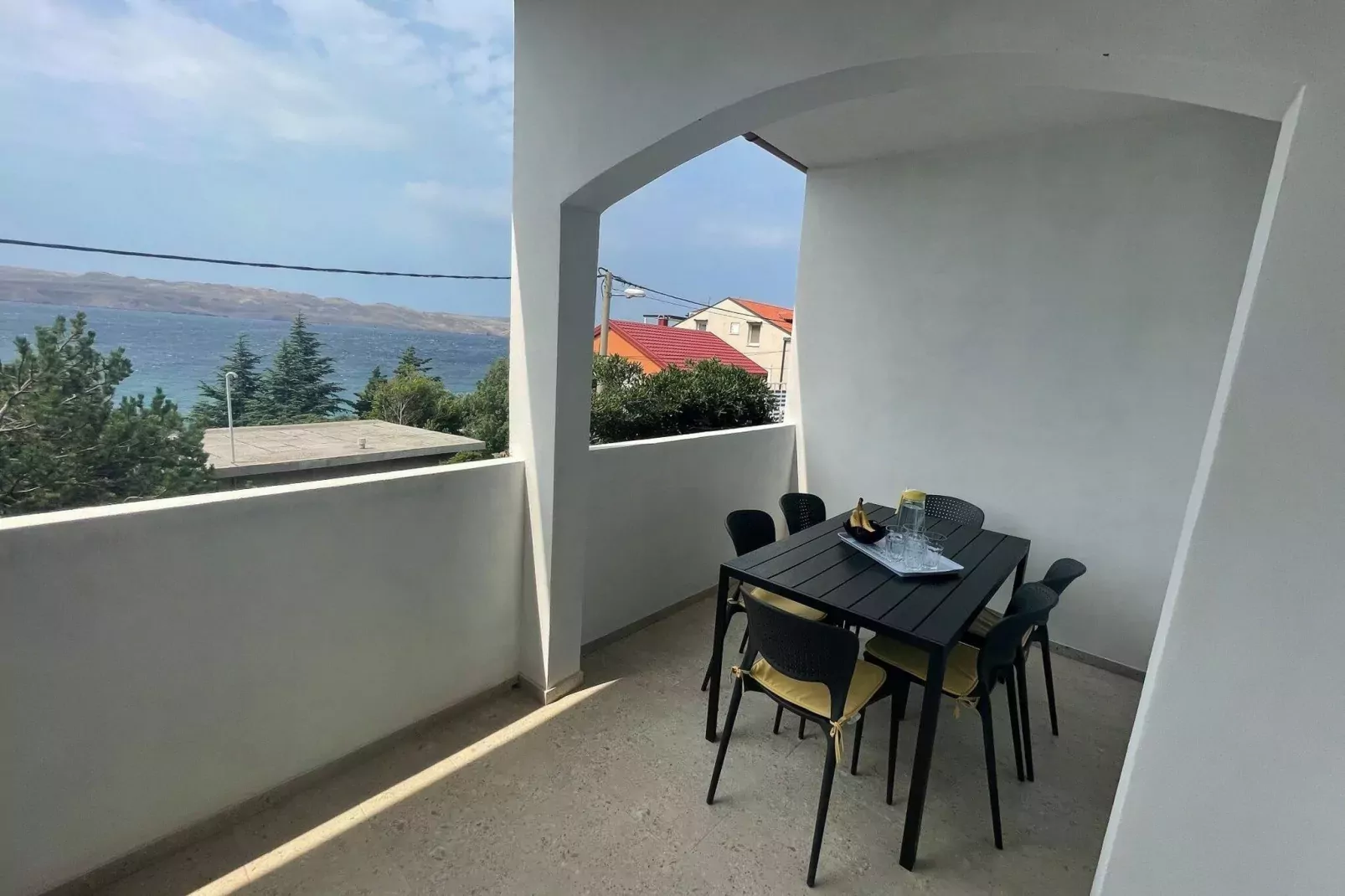 Apartments Sun 4 You - Two Bedroom Apartment with Balcony and Sea View (Apartment 2)-Terrace balcony