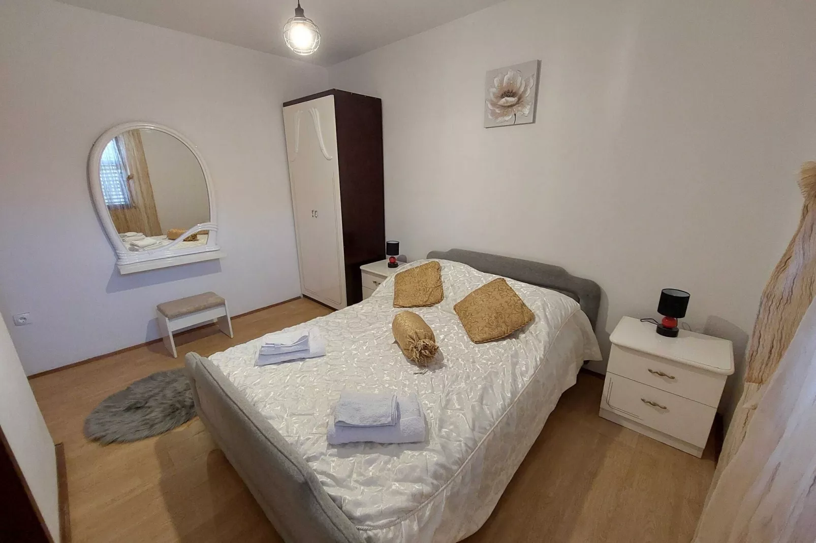 Apartment Dominik - Two Bedroom Apartment with Terrace and Sea View-Bedroom