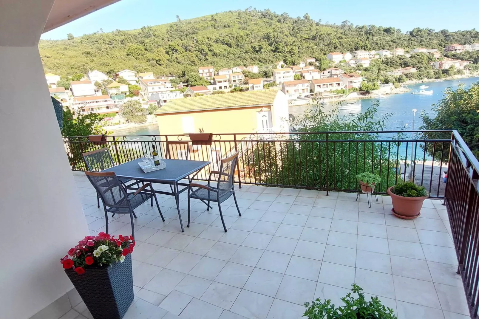 Apartment Dominik - Two Bedroom Apartment with Terrace and Sea View-Terrace