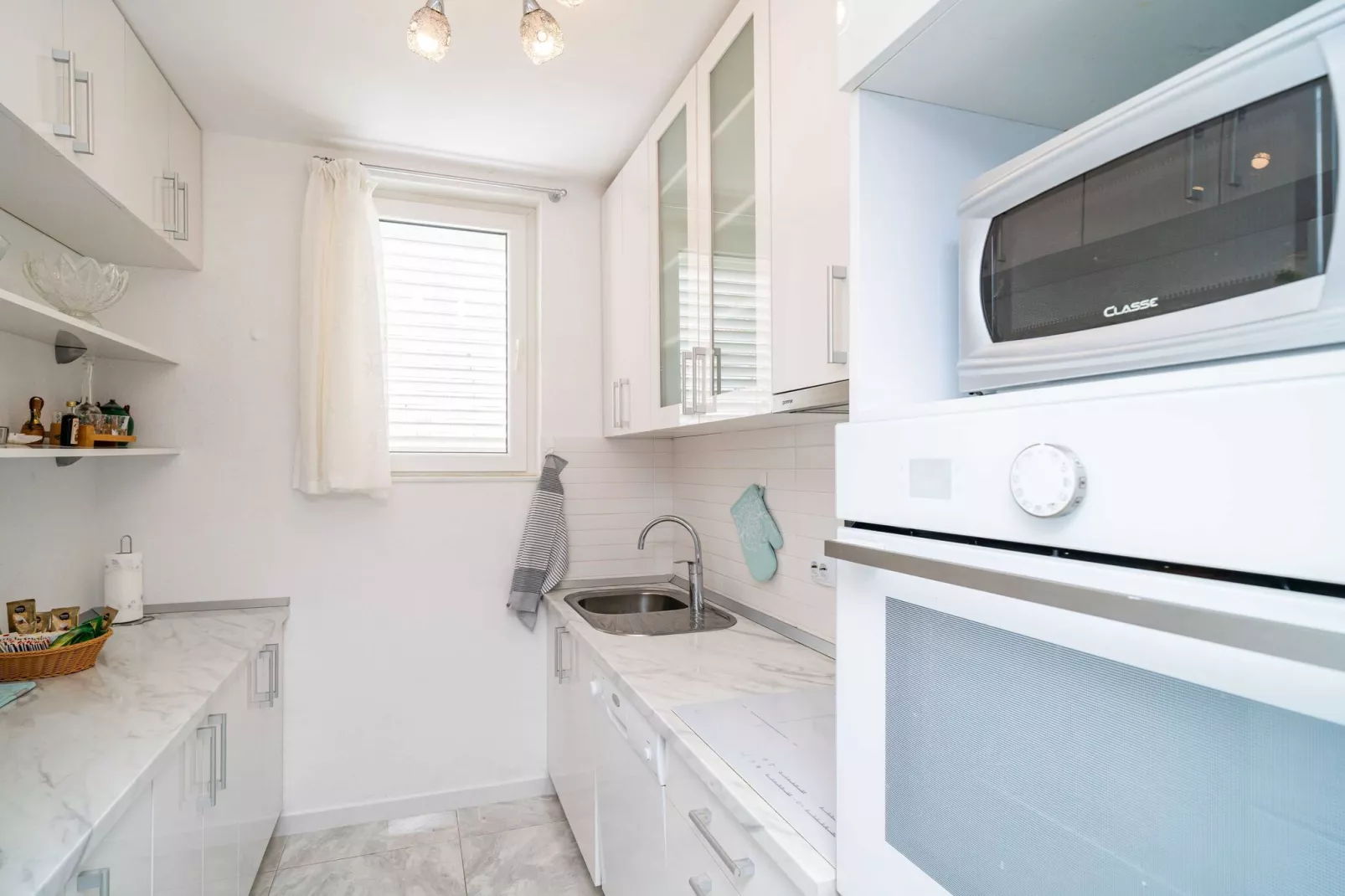 Apartment Klaudia - Two Bedroom Apartment with Balcony-Kitchen