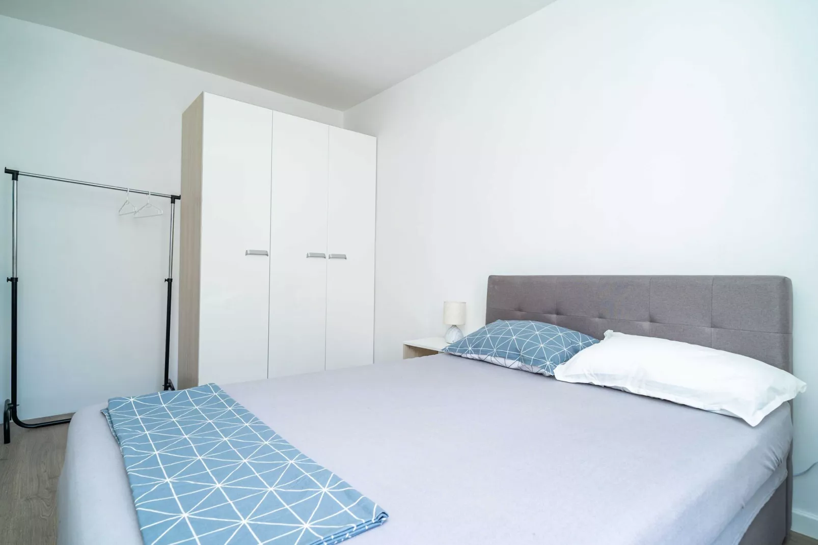 Apartment Klaudia - Two Bedroom Apartment with Balcony-Bedroom