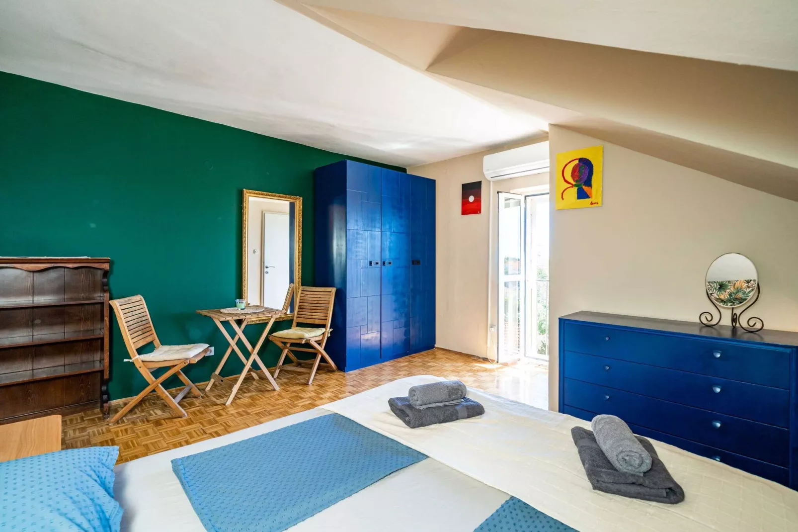 Rooms Nina - Double room with Sea View and shared terrace - 3-Bedroom