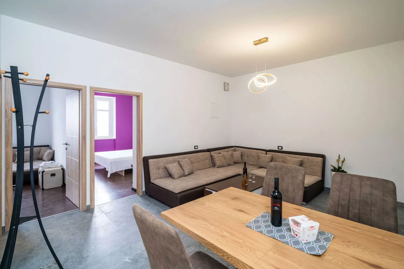 DUxperience Apartment - Two Bedroom Apartment with Terrace and Sea View-Living room