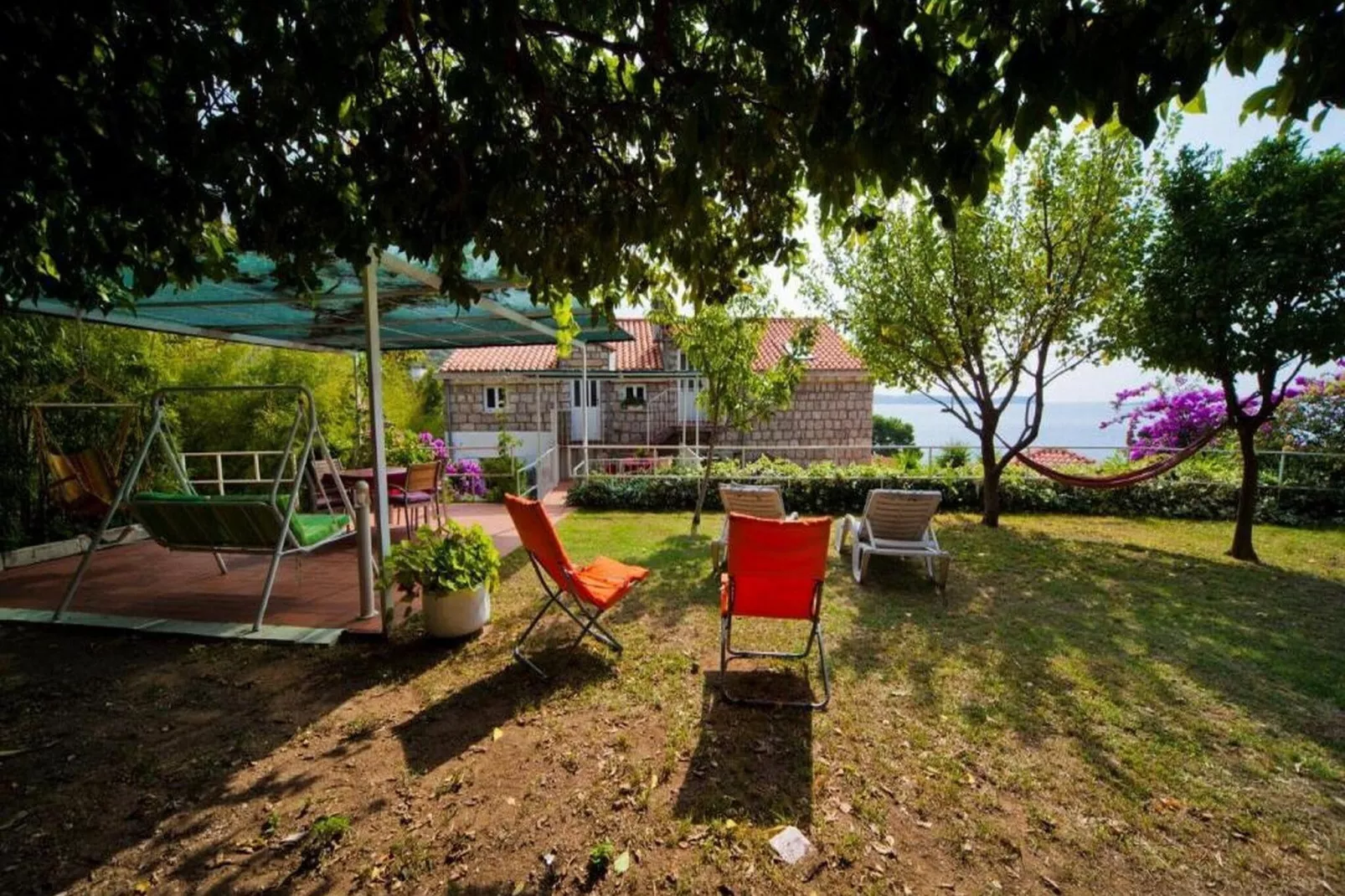 Apartments Villa Mare - One Bedroom Apartment with Balcony and Sea View A3-Outdoor