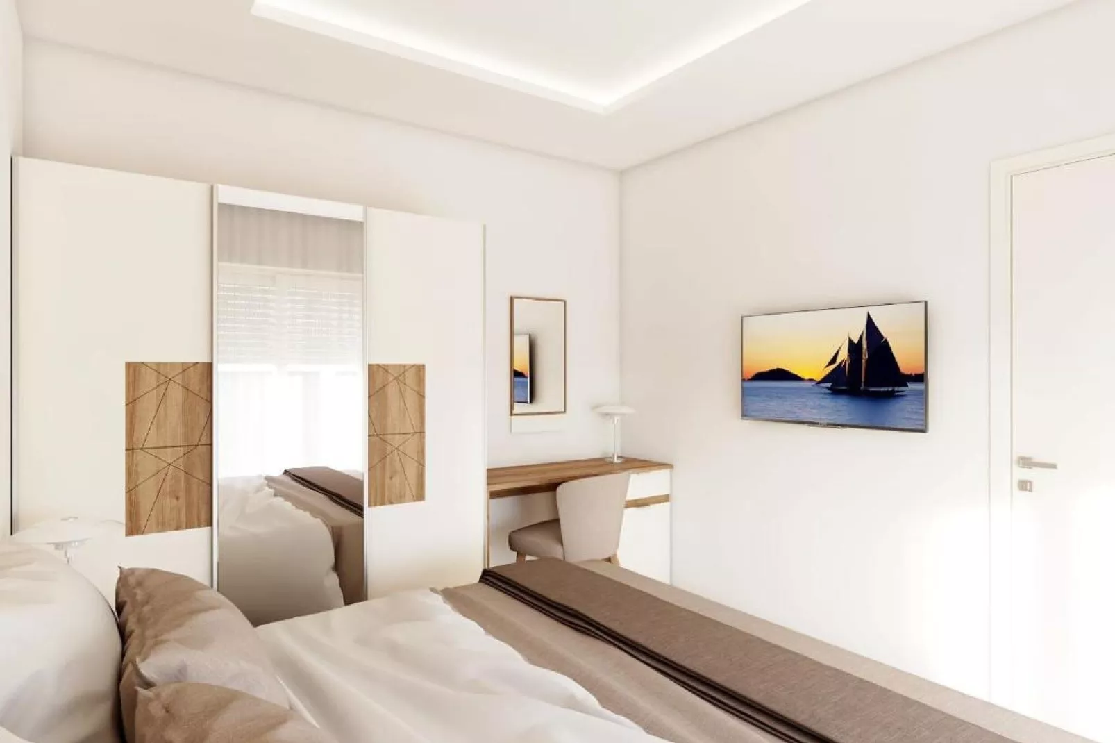 Apartments Villa Subic - One Bedroom Apartment with Balcony A1-Bedroom