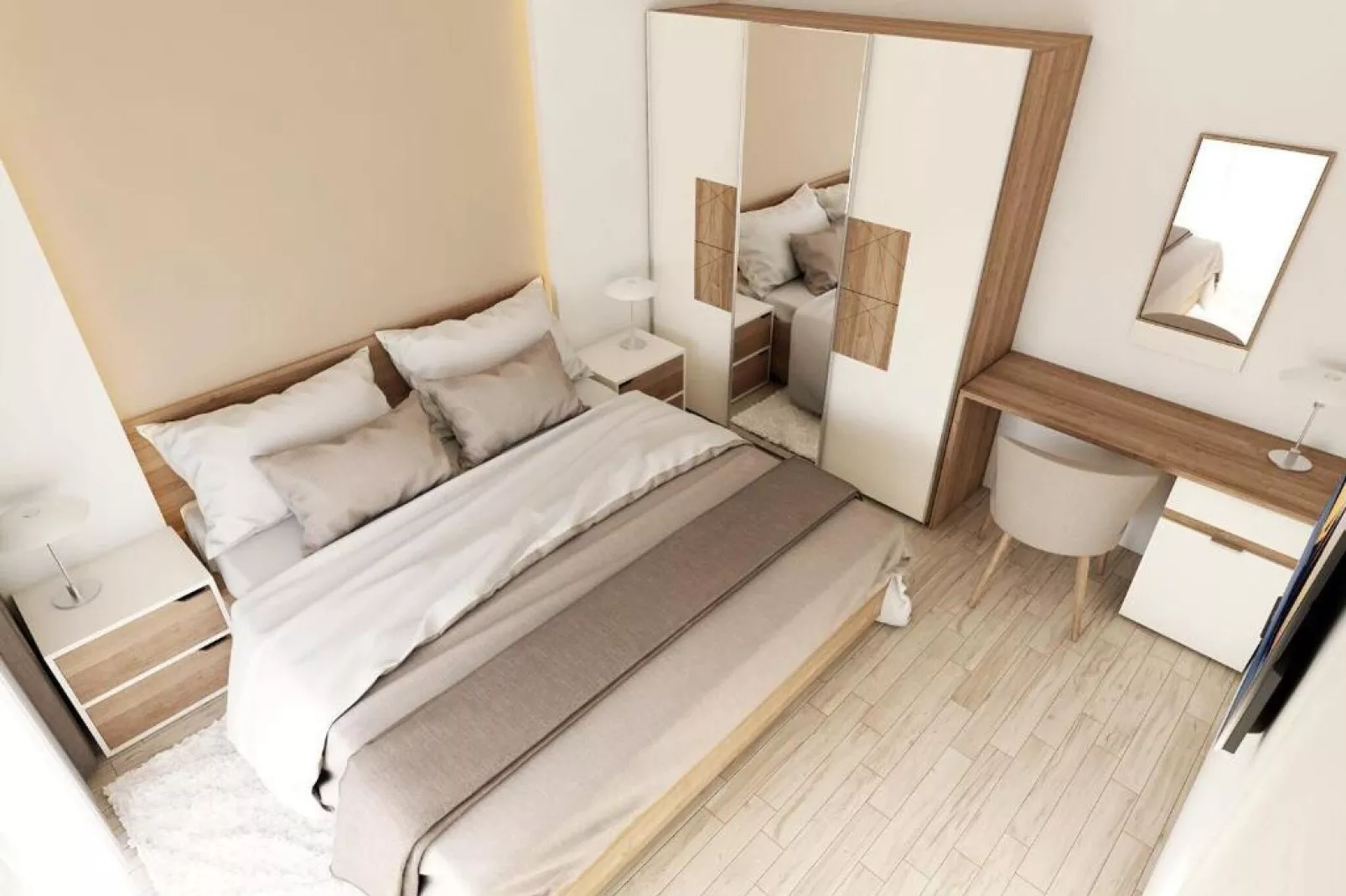 Apartments Villa Subic - One Bedroom Apartment with Balcony A1-Bedroom