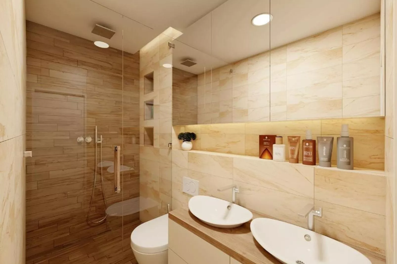 Apartments Villa Subic - One Bedroom Apartment with Balcony A1-Bathroom