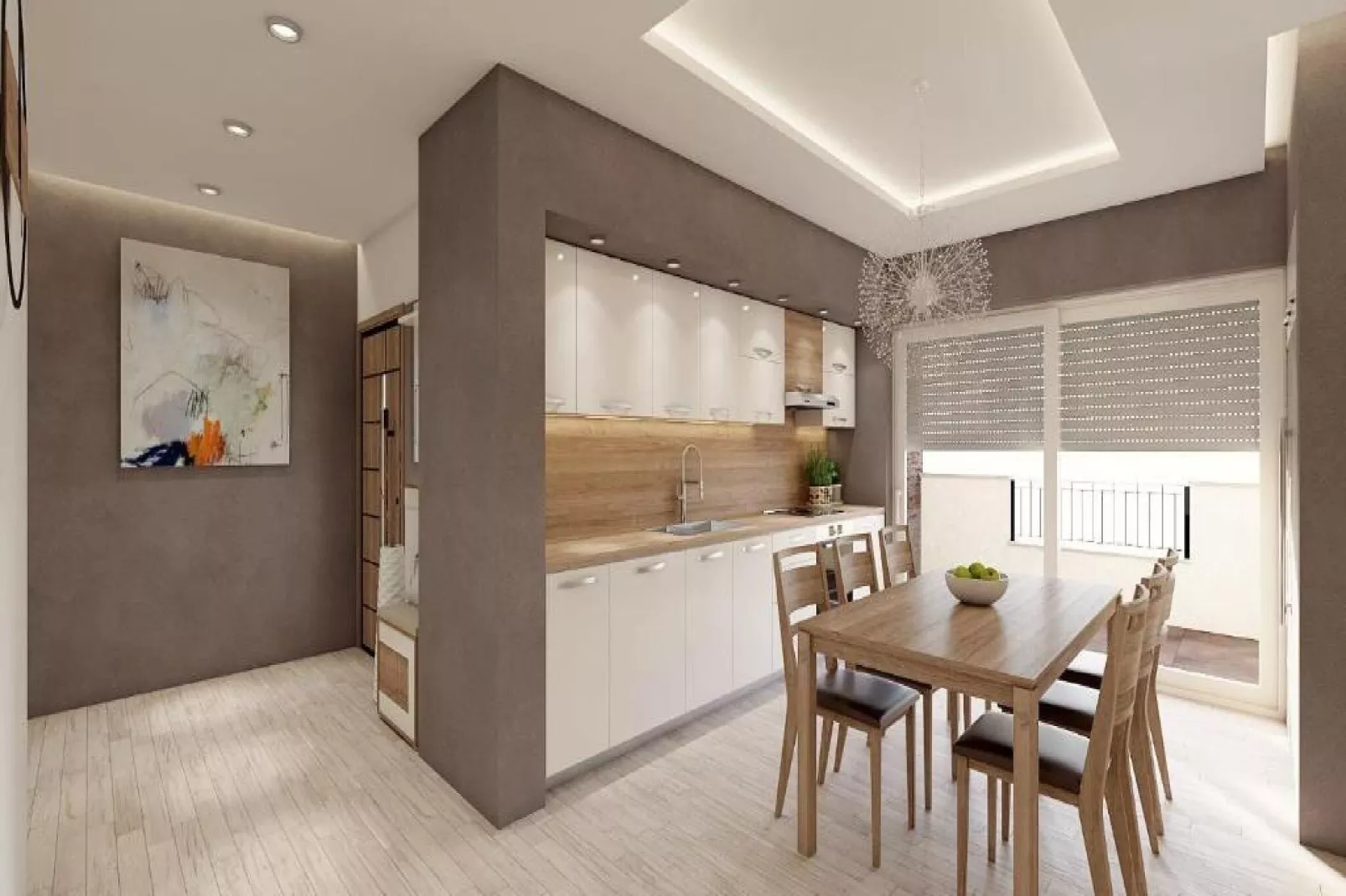 Apartments Villa Subic  - Two Bedroom Apartment with Balcony A2-Kitchen