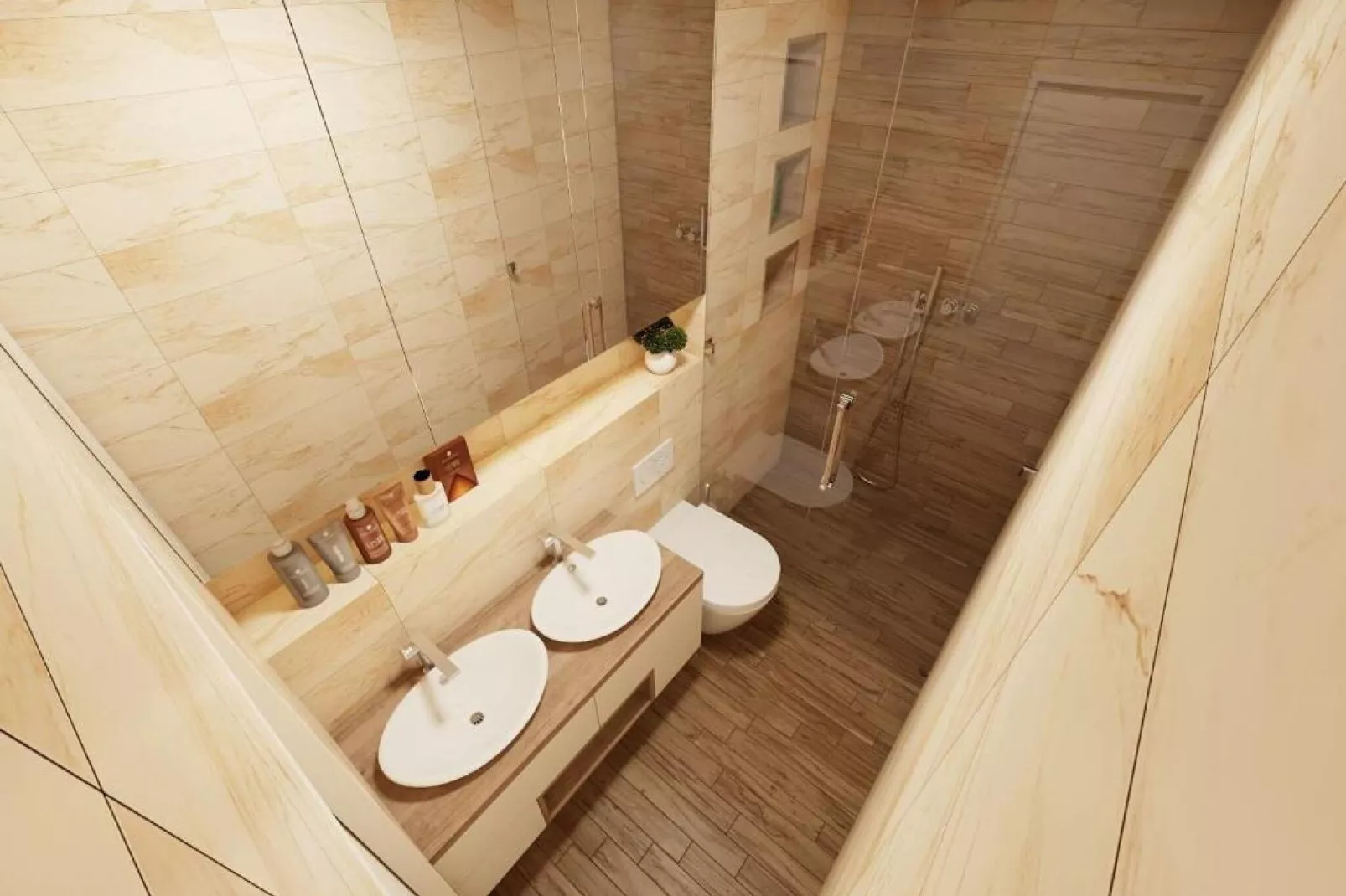 Apartments Villa Subic  - Two Bedroom Apartment with Balcony A2-Bathroom