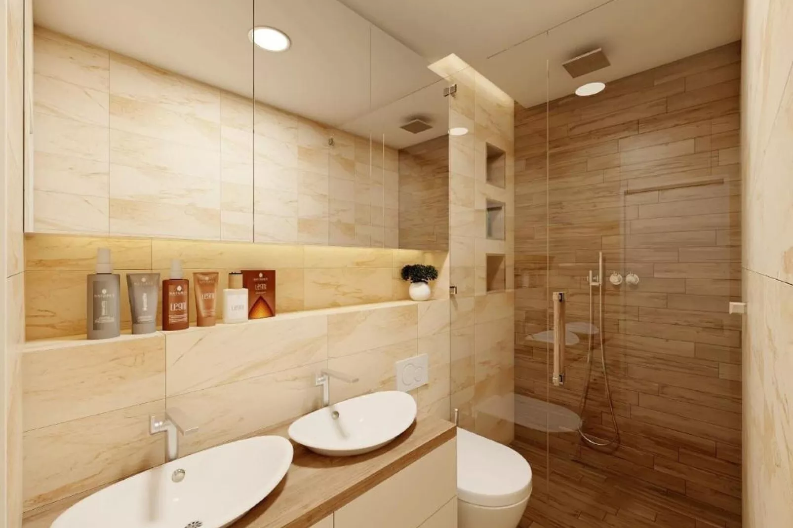 Apartments Villa Subic  - Two Bedroom Apartment with Balcony A2-Bathroom