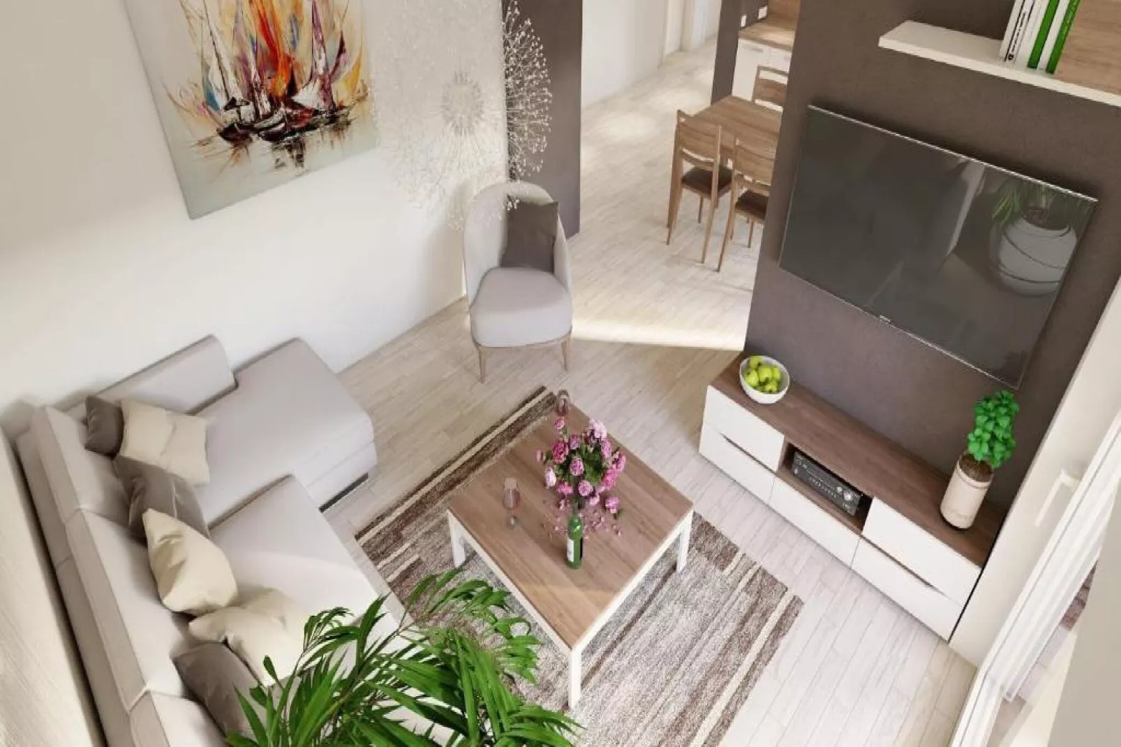 Apartments Villa Subic  - Two Bedroom Apartment with Balcony A2-Indoor