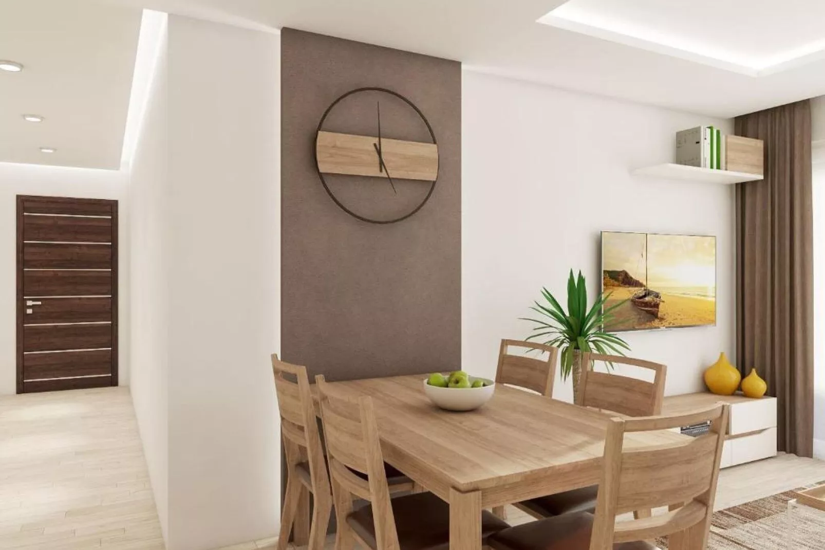Apartments Villa Subic - Superior Two Bedroom Apartment with Balcony B2-Salle à manger