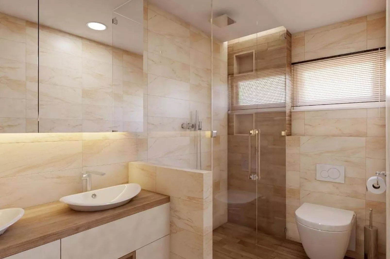 Apartments Villa Subic - Superior Two Bedroom Apartment with Balcony B2-Salle de bain