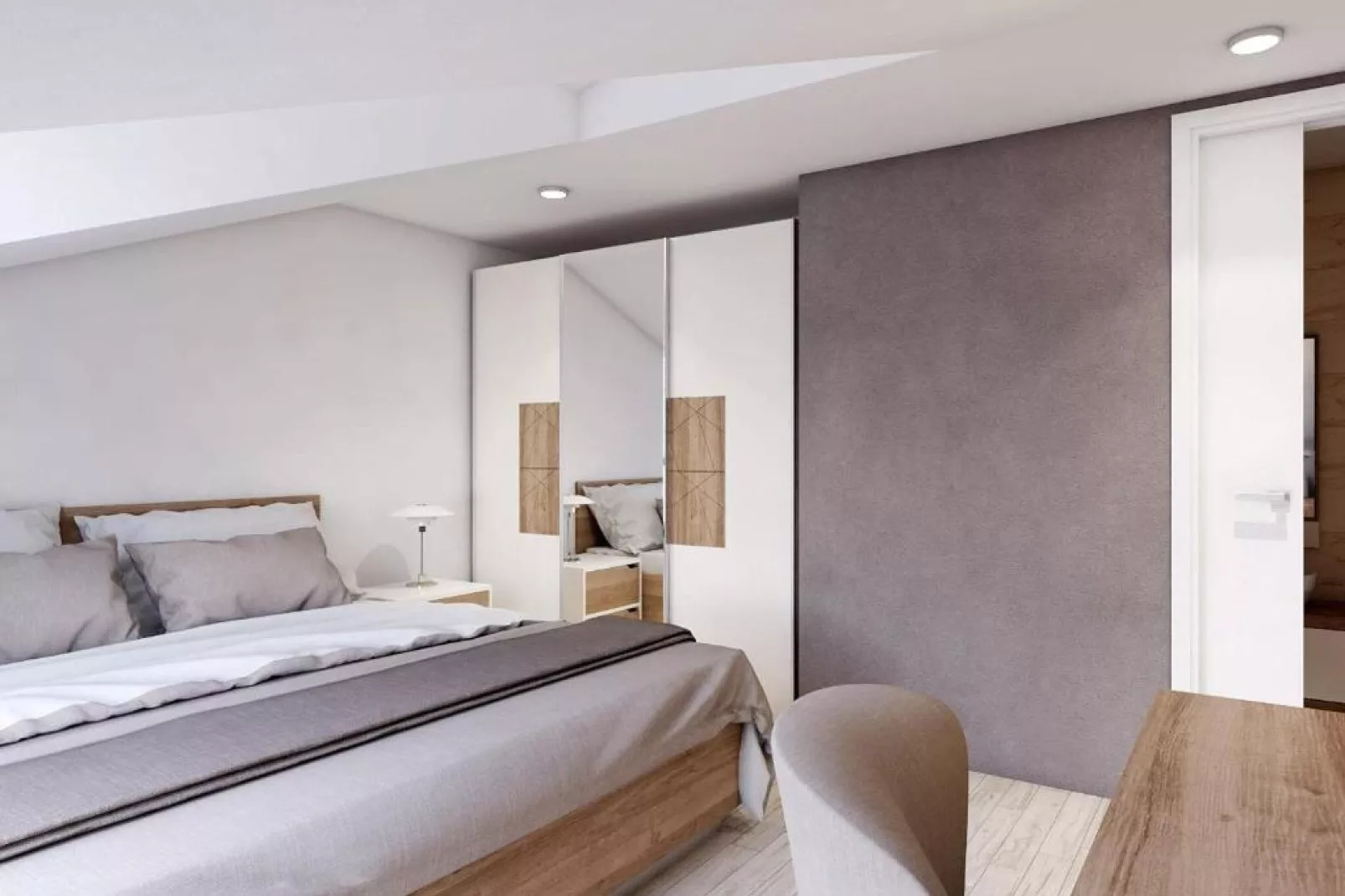Apartments Villa Subic - One Bedroom Apartment C1-Chambre