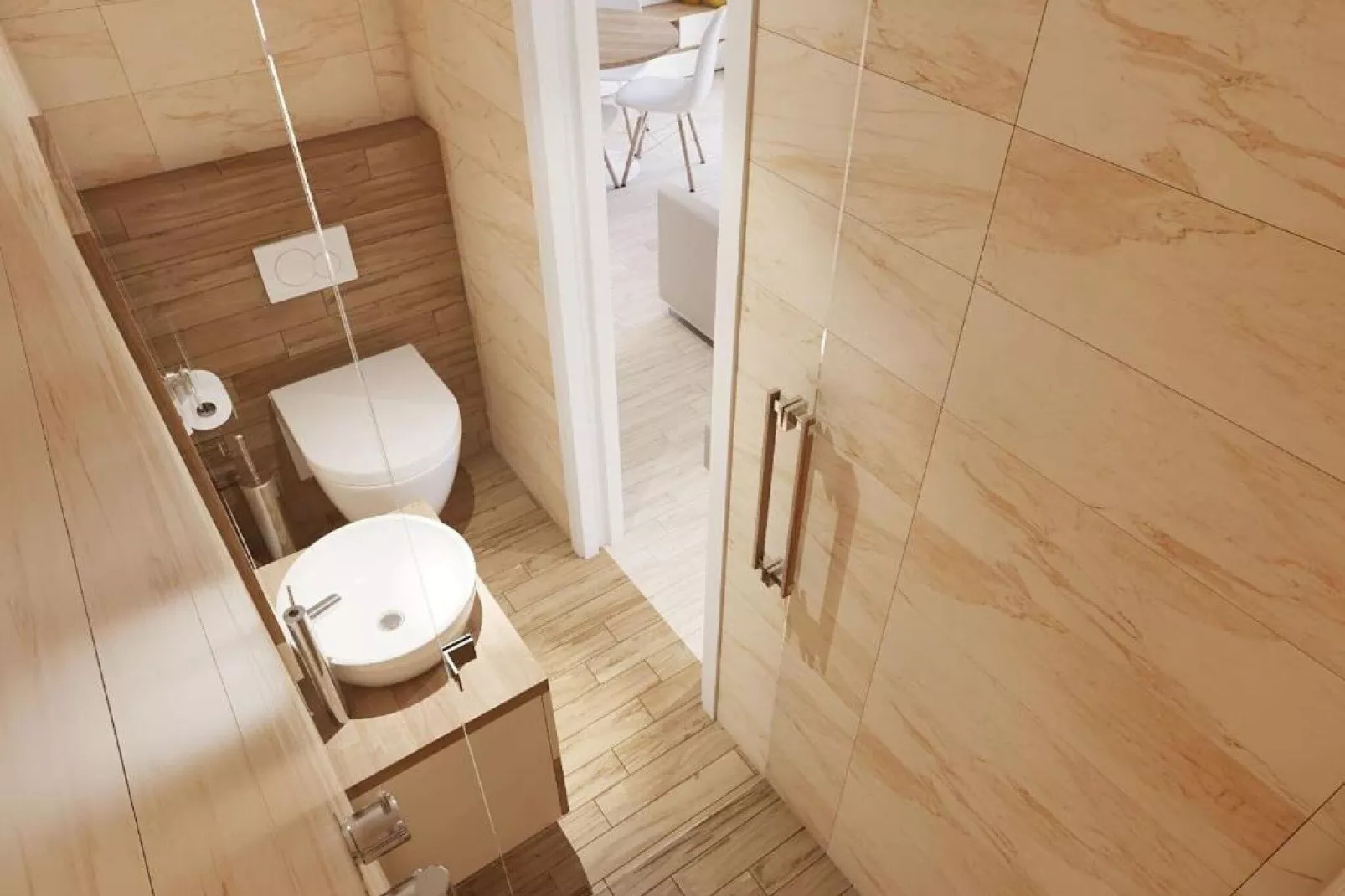 Apartments Villa Subic - One Bedroom Apartment C1-Salle de bain