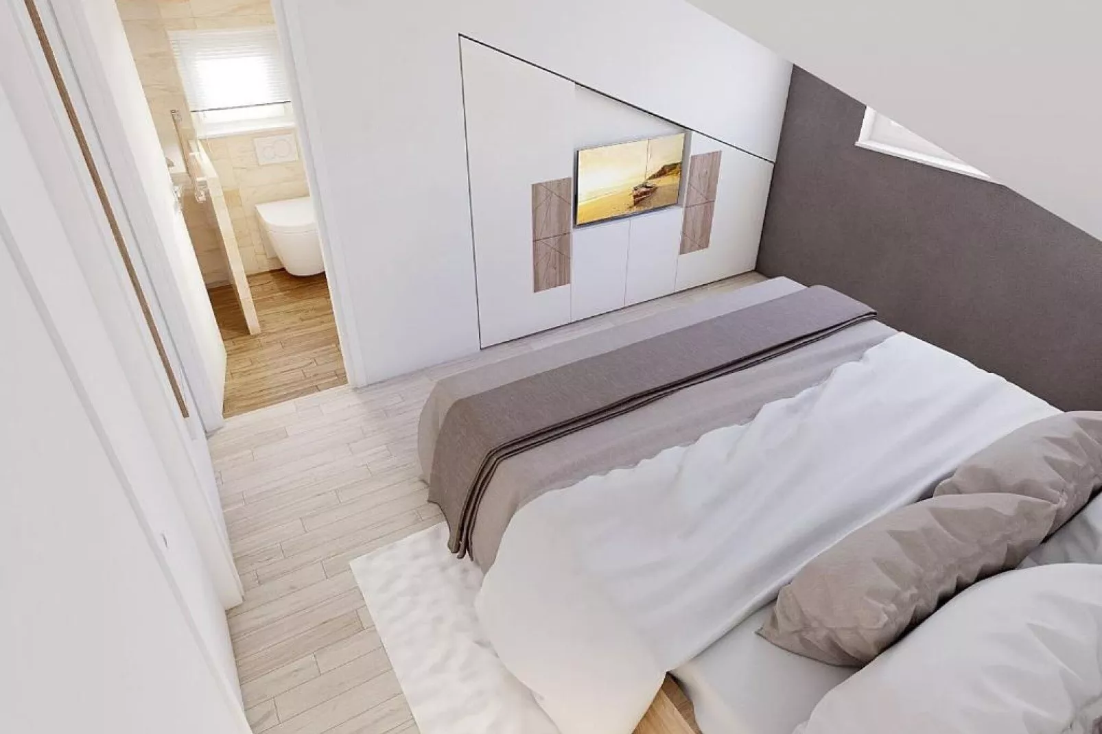 Apartments Villa Subic - Two Bedroom Apartment C2-Chambre