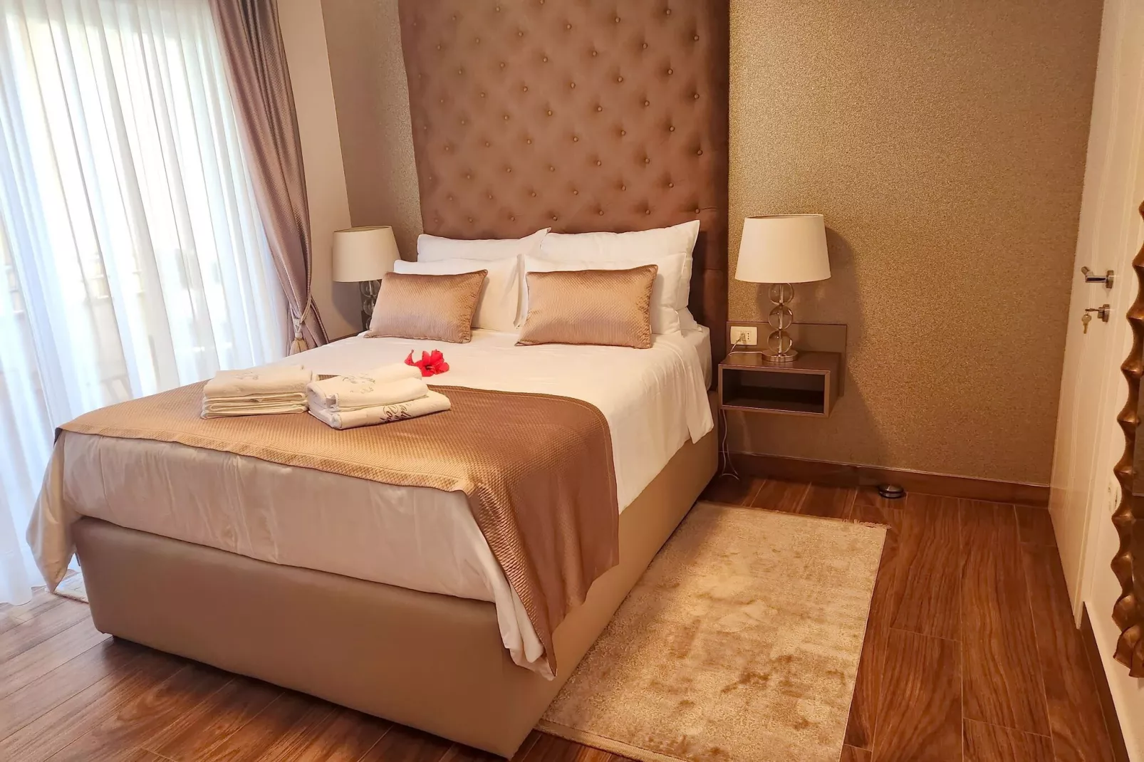 Villa Calypso Royal Apartment - Two Bedroom Apartment with Swimming Pool-Chambre