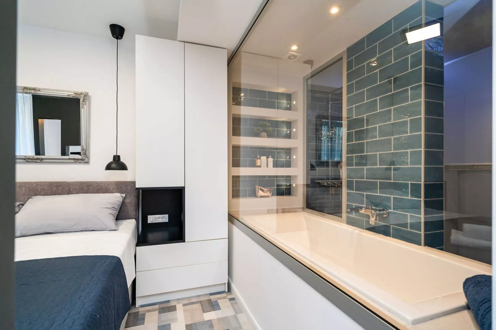 Apartments Villa Arcadia - Studio Apartment with Terrace and Shared Swimming Pool A2-Chambre