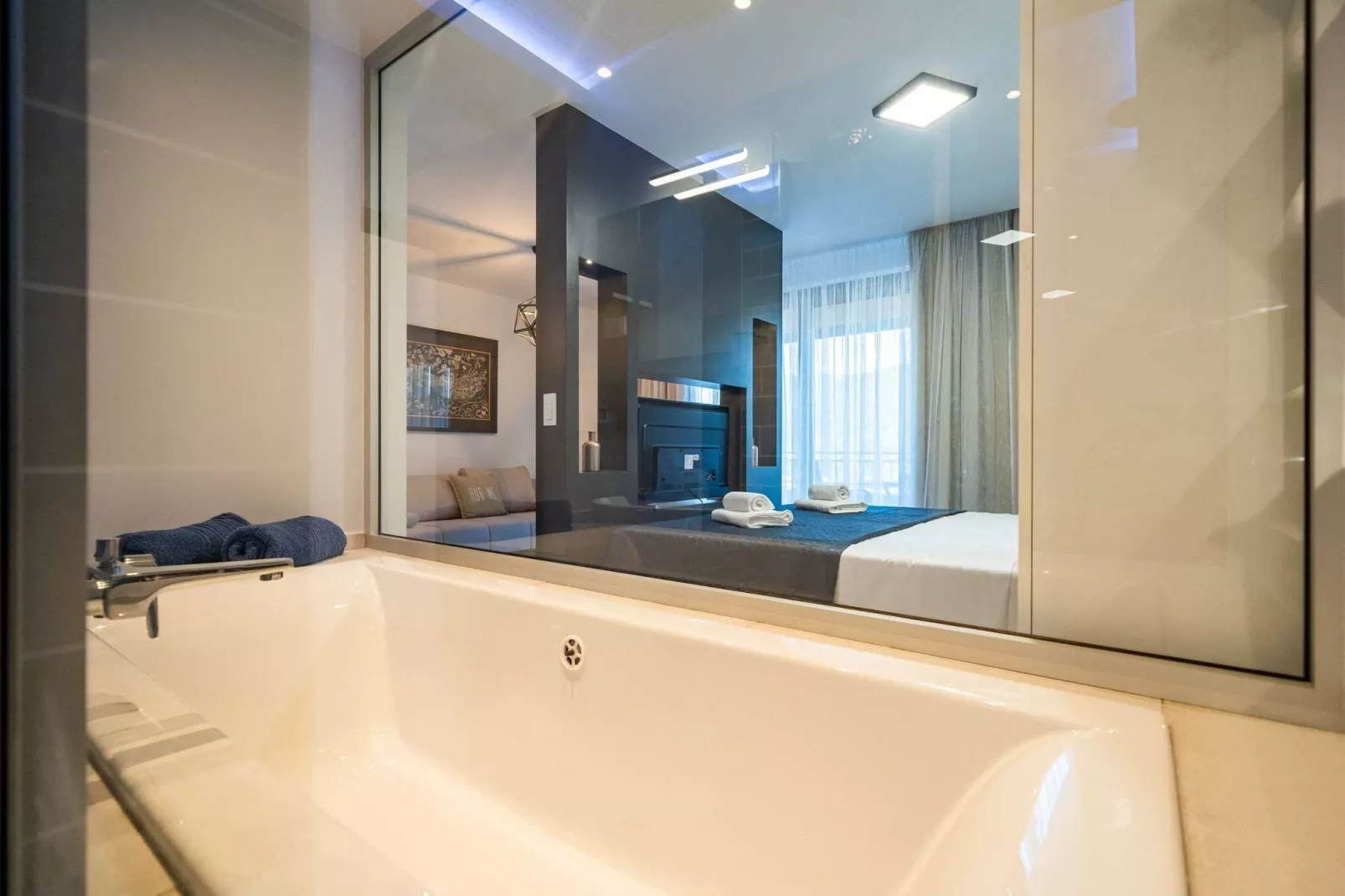 Apartments Villa Arcadia - Studio Apartment with Terrace and Shared Swimming Pool A2-Salle de bain